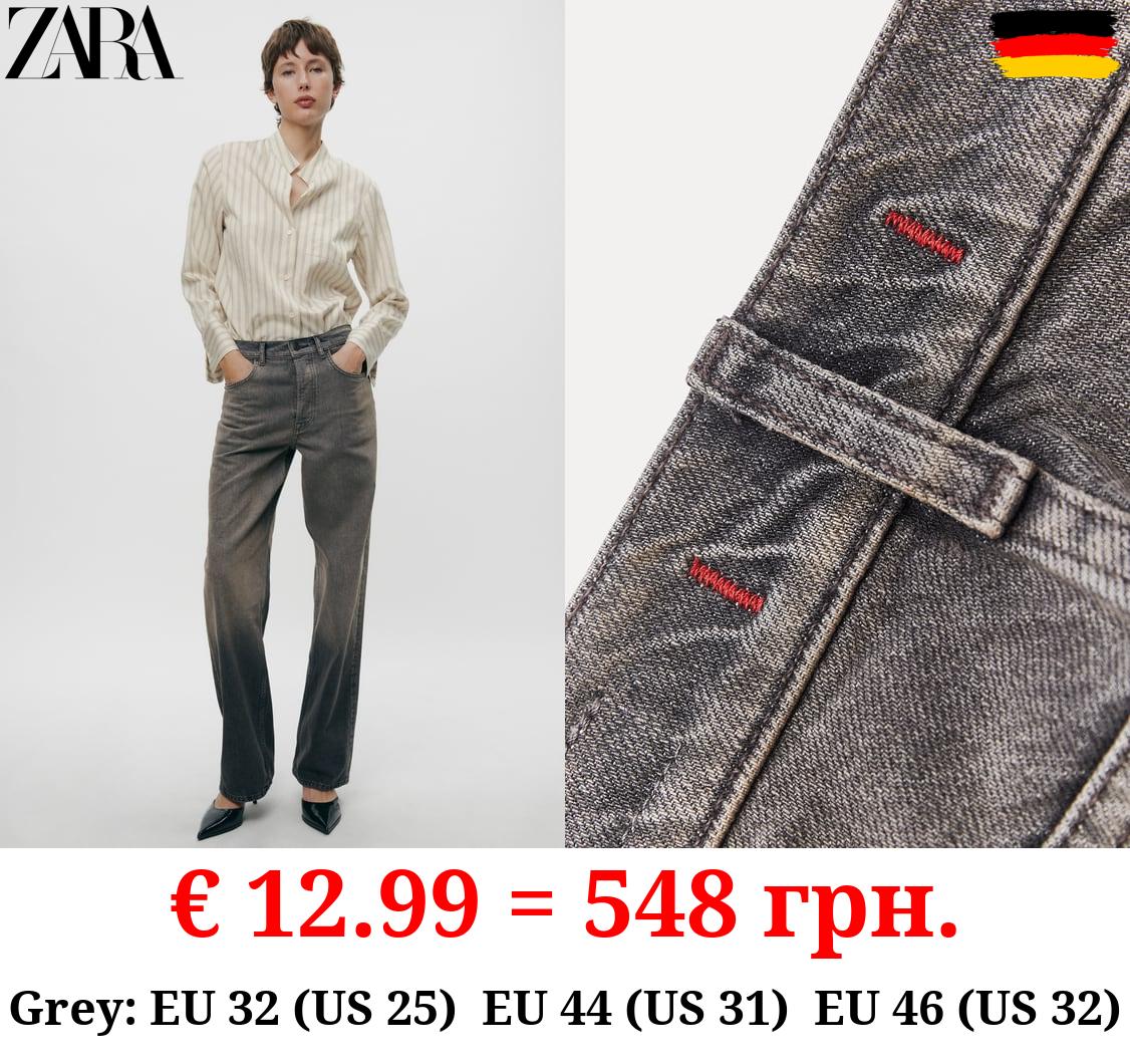 ZW COLLECTION FULL-LENGTH HIGH-WAIST JEANS