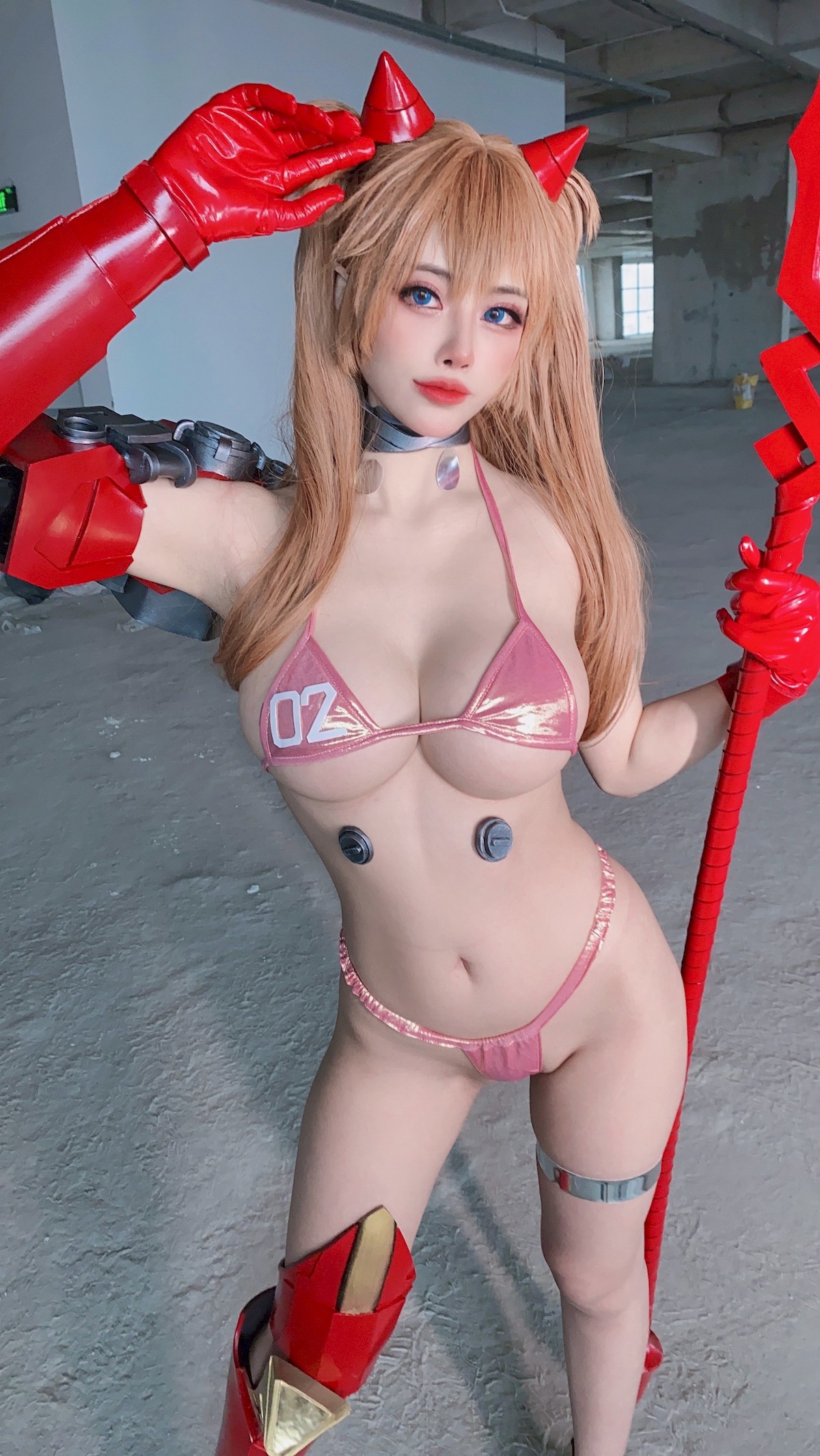萝莉Byoru Cosplay 式波・アスカ・ラングレー Asuka Langley 27