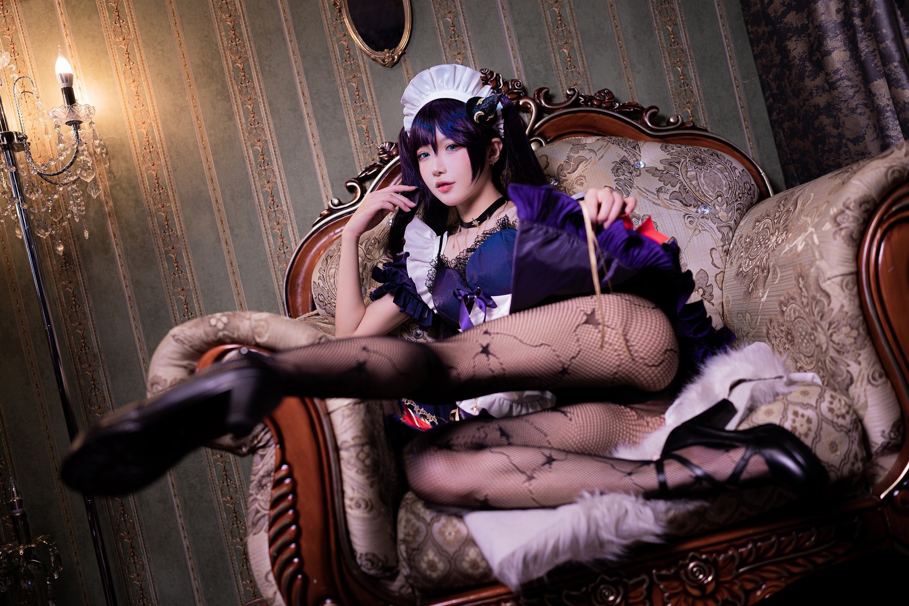 阿包也是兔娘 Cosplay 莫娜女仆 6