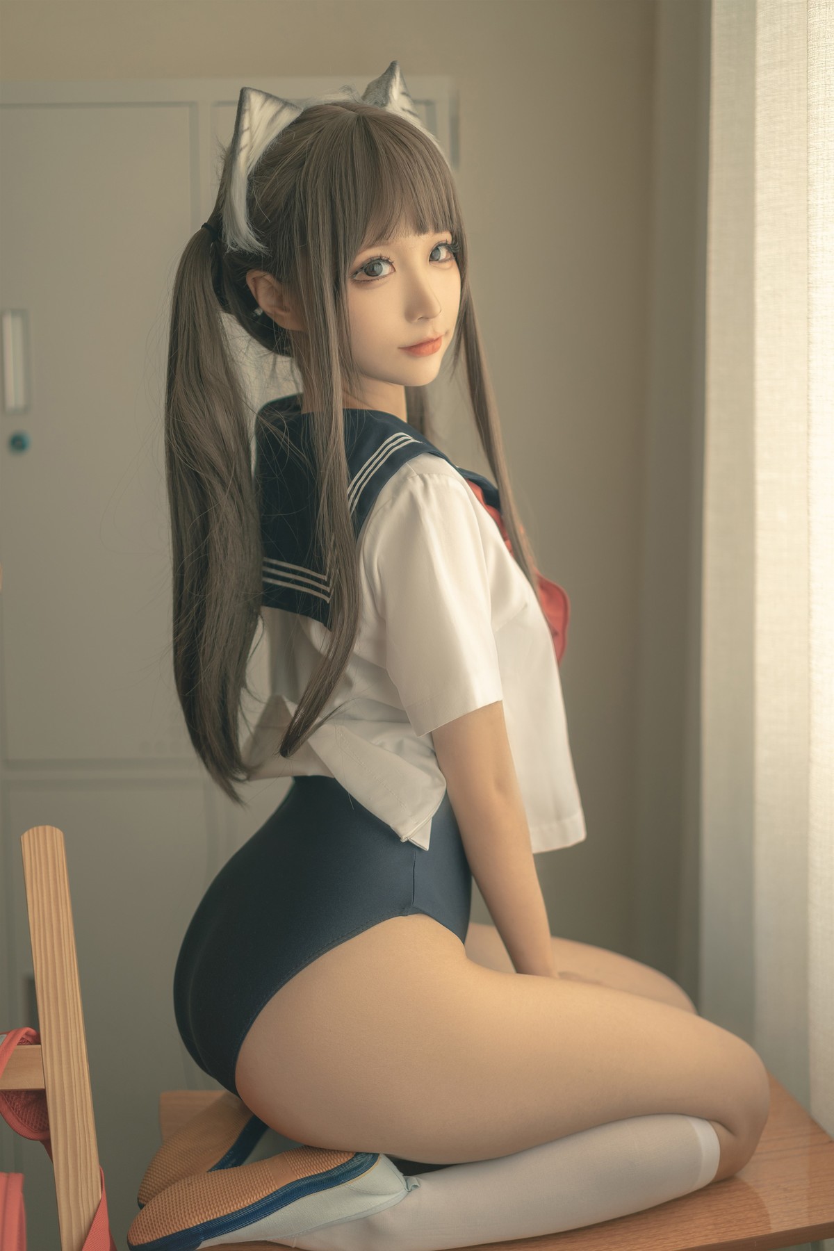 蠢沫沫 Cosplay 放学后 21