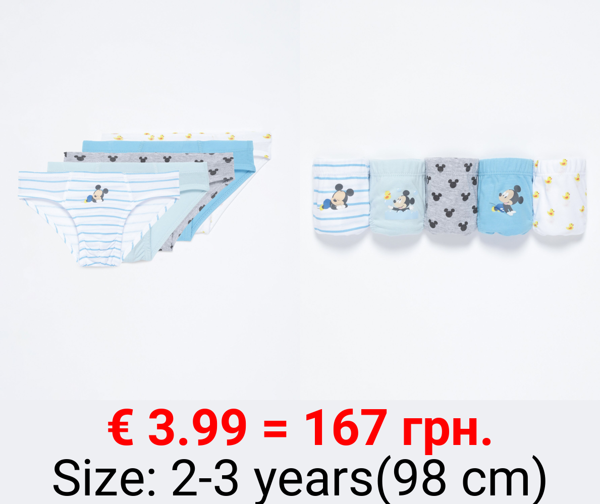 5-Pack of Mickey Mouse ©Disney briefs