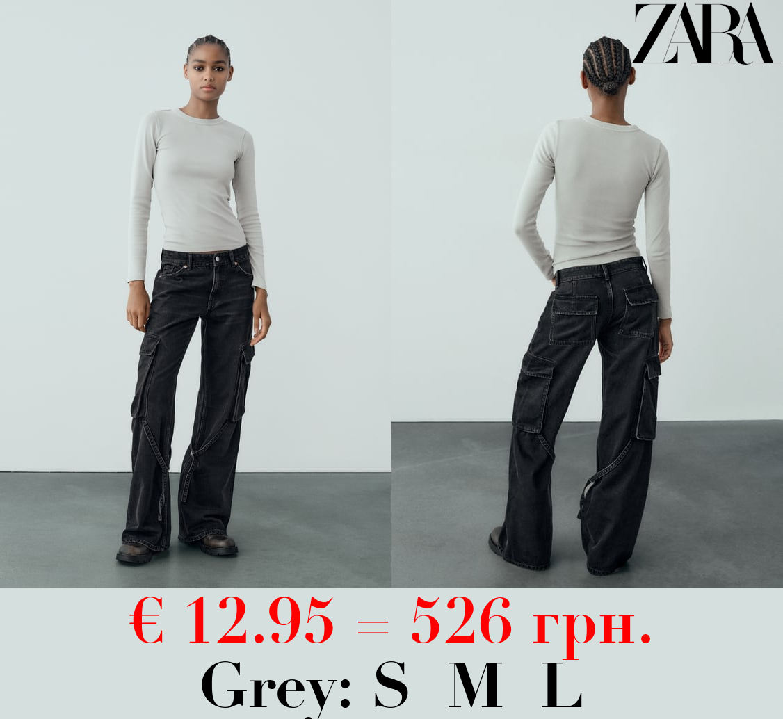 RIBBED LONG SLEEVE T-SHIRT