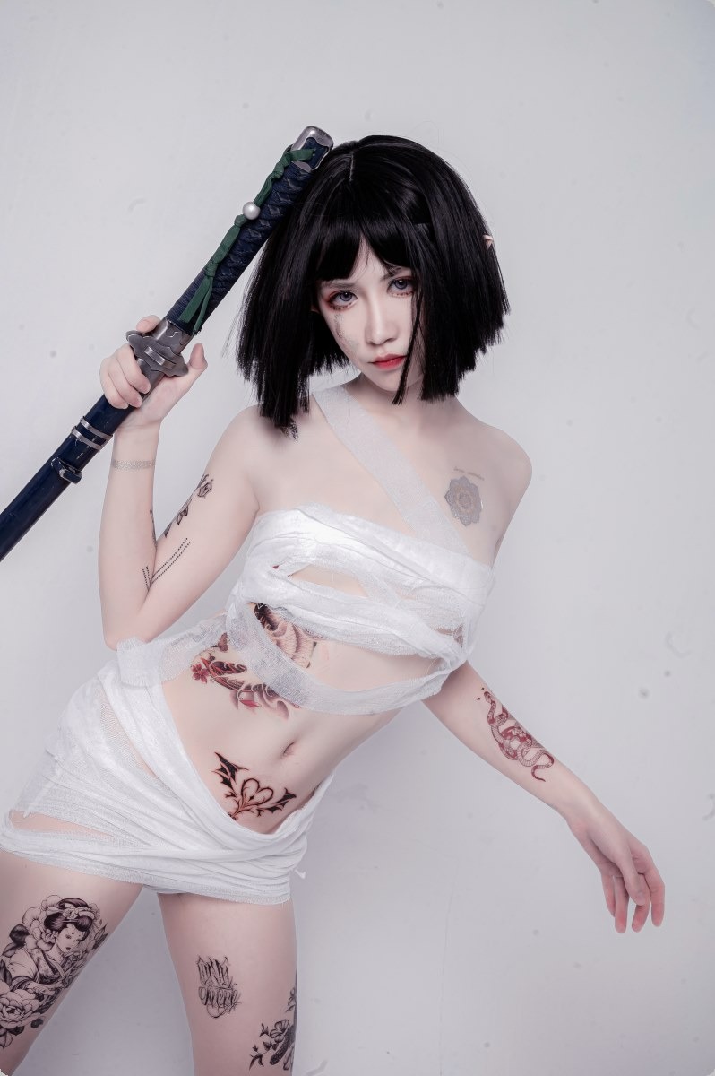 [Cos]阮邑Fairy - 绑带和武士[41P] 38