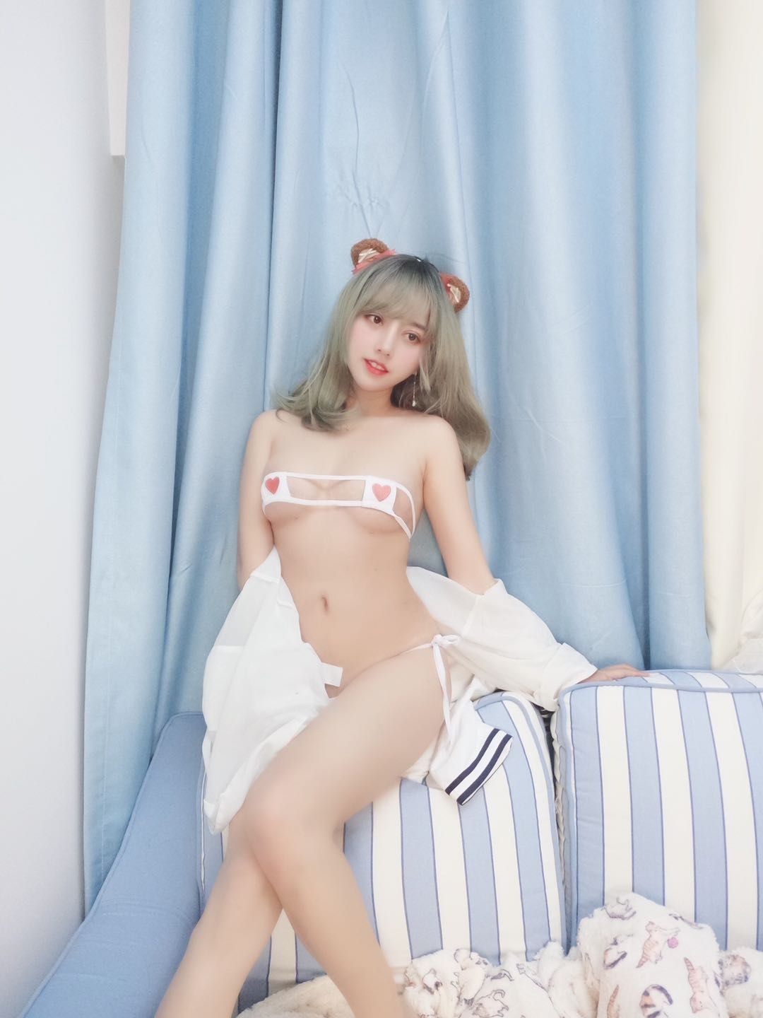 过期米线线喵 - 白色耳兽[18P] 12