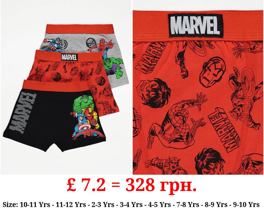Marvel Superhero Trunks 3 Pack