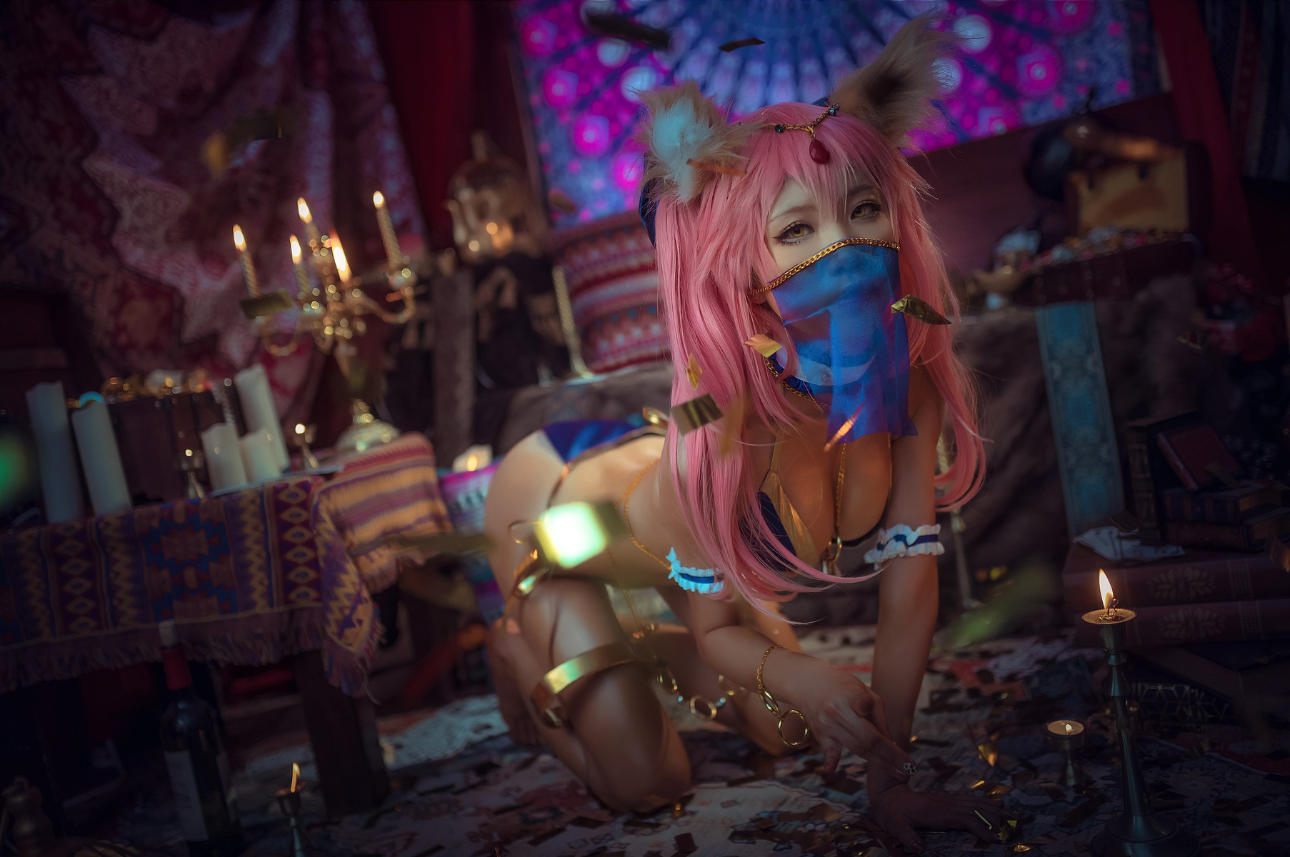 Cosplay 水淼Aqua 玉藻前舞者 19
