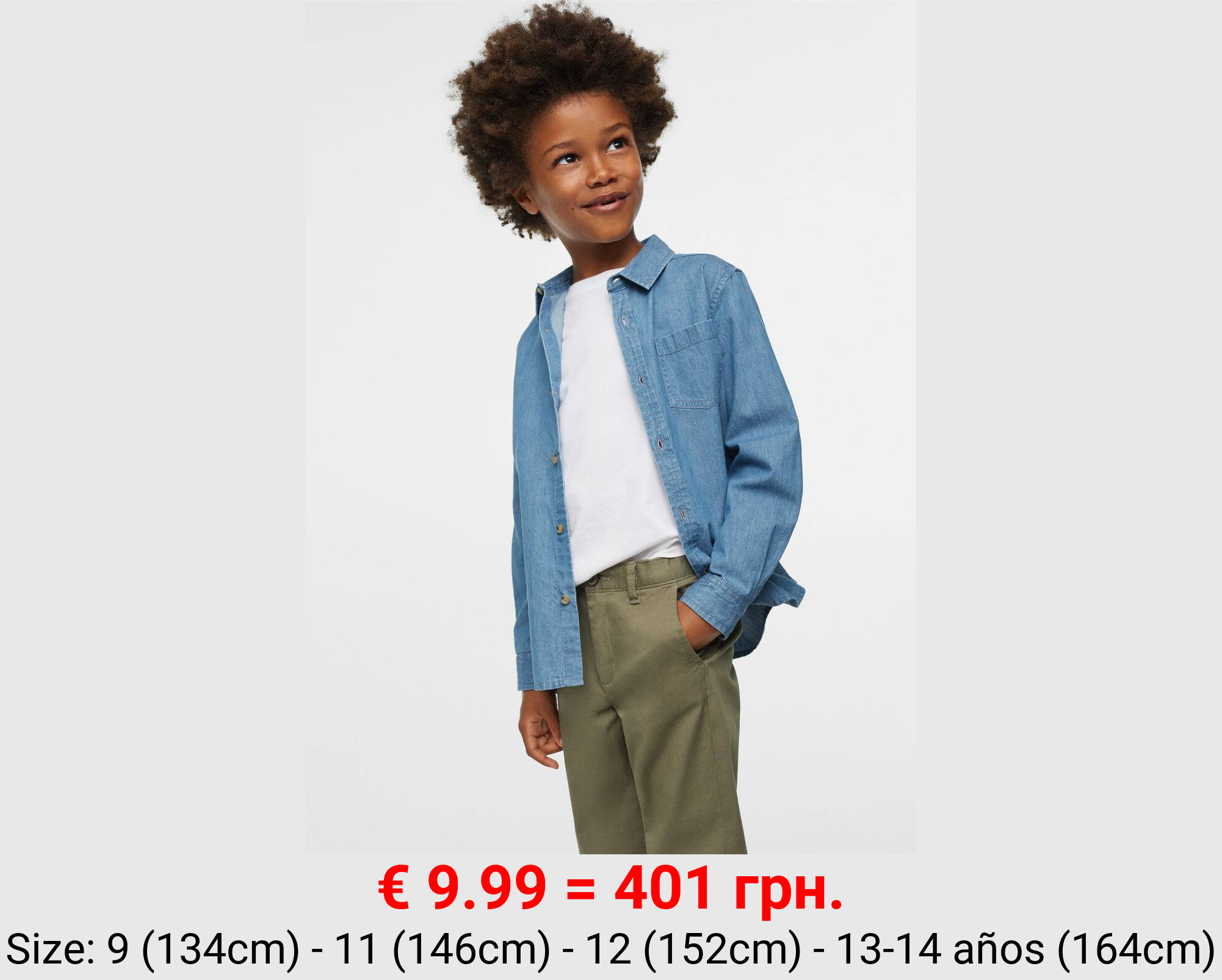 Pantalón chino algodón 