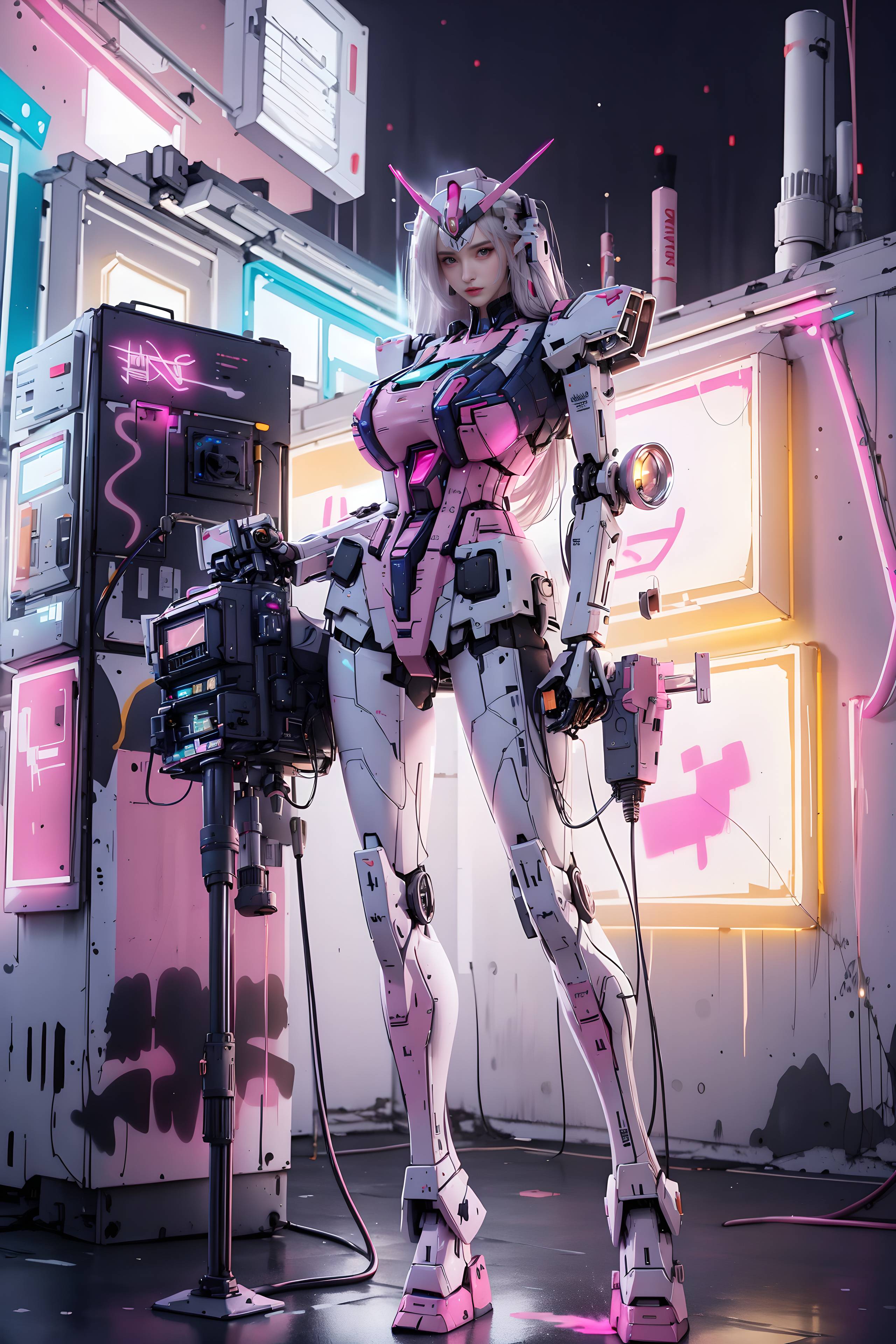 图片[43]-粉色高达_机甲少女-六色网