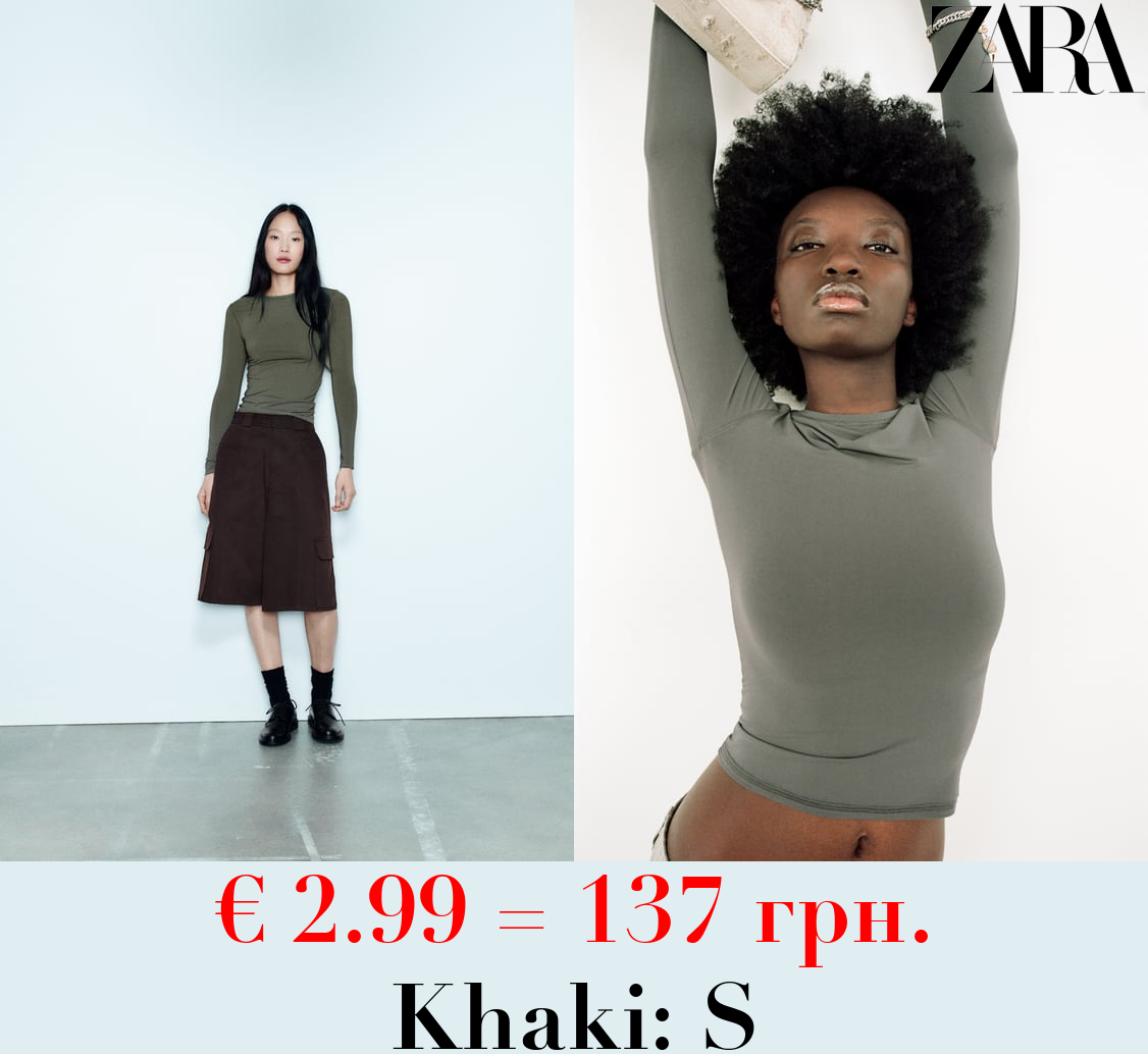 LONG SLEEVE POLYAMIDE T-SHIRT