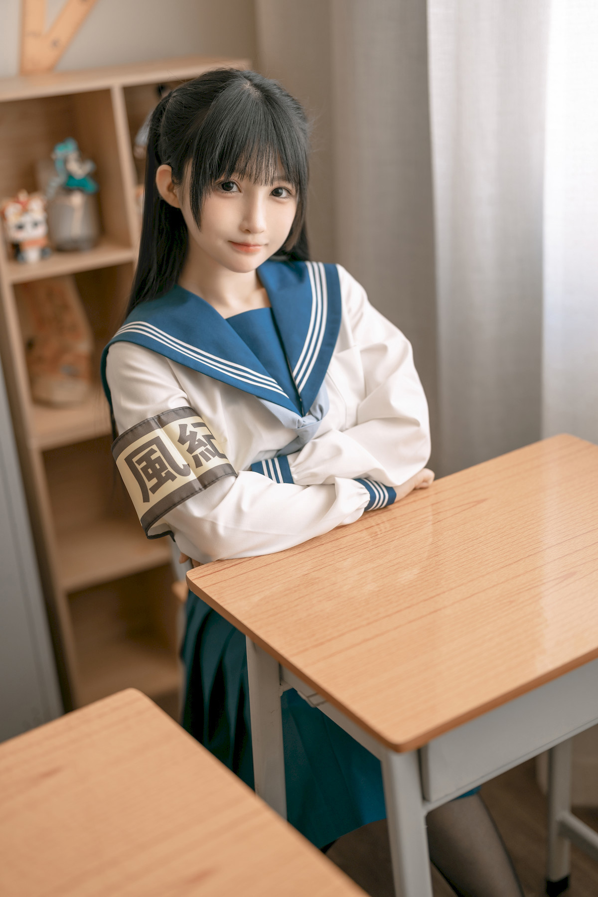 桜井宁宁 Cosplay 风纪委员 18