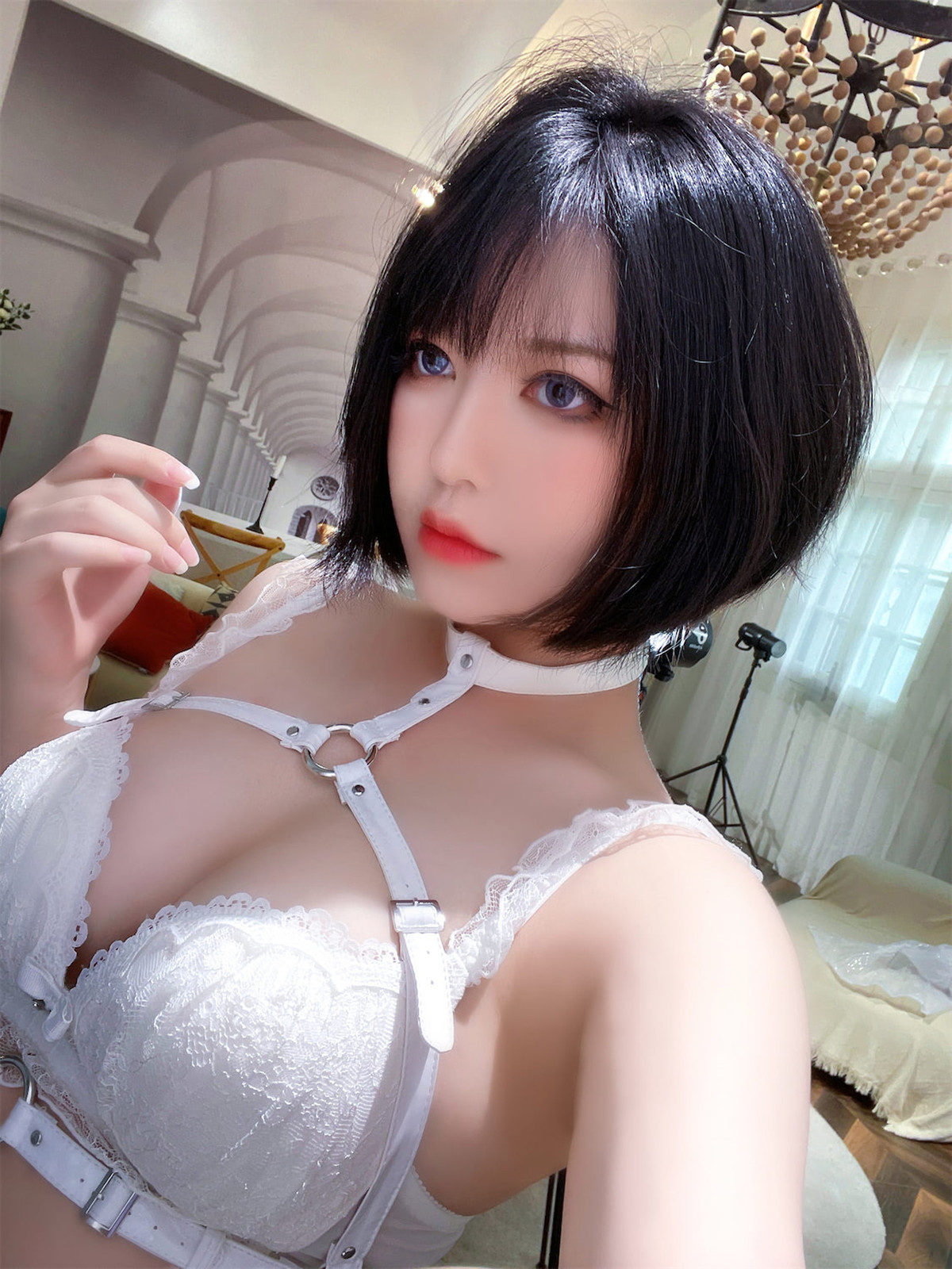 Cosplay 半半子 纯白 39