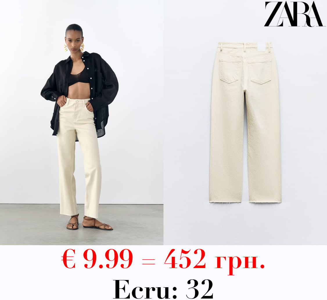 Z1975 HIGH-RISE STRAIGHT JEANS