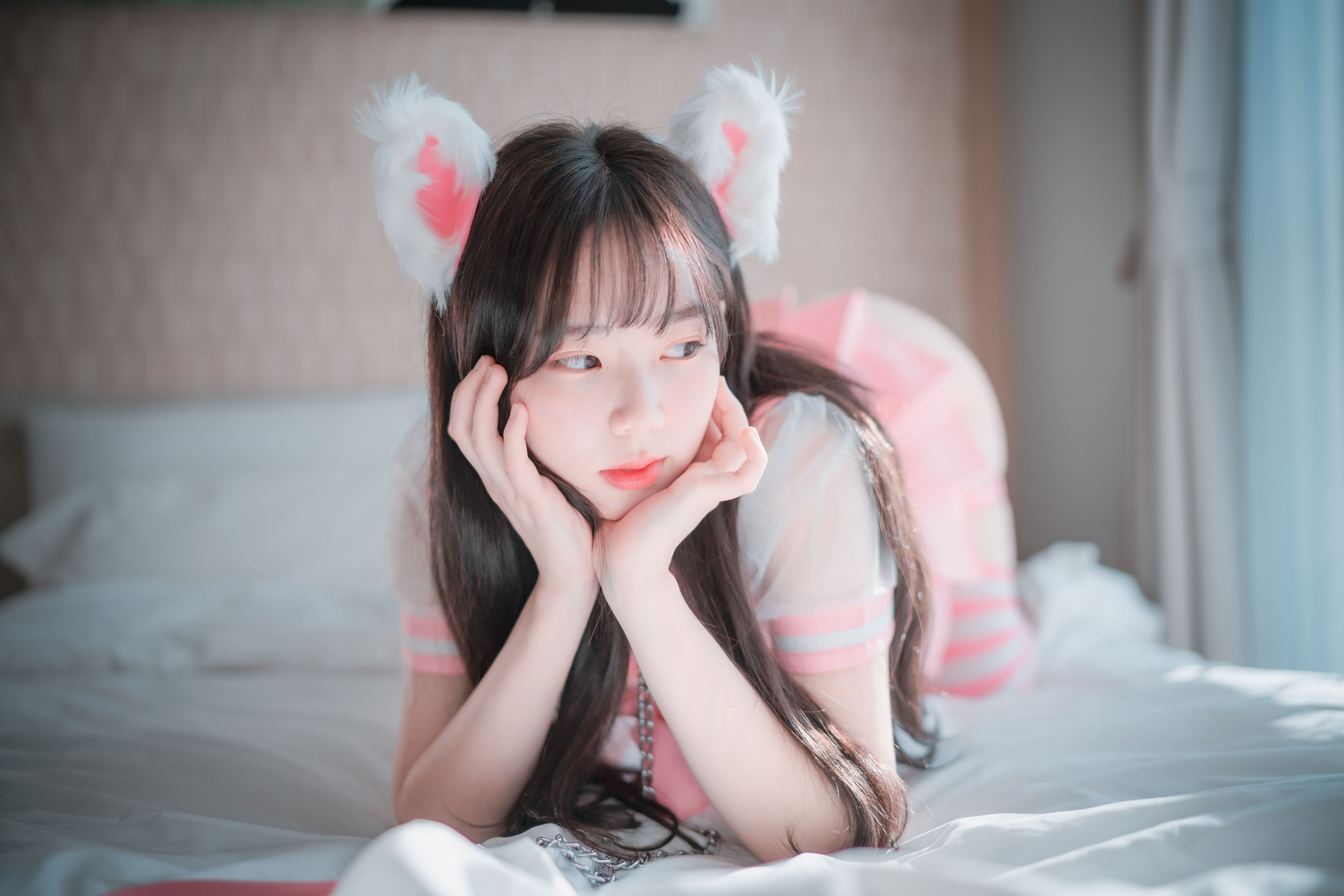 [DJAWA] MyuA - Catgirl in Pink 7