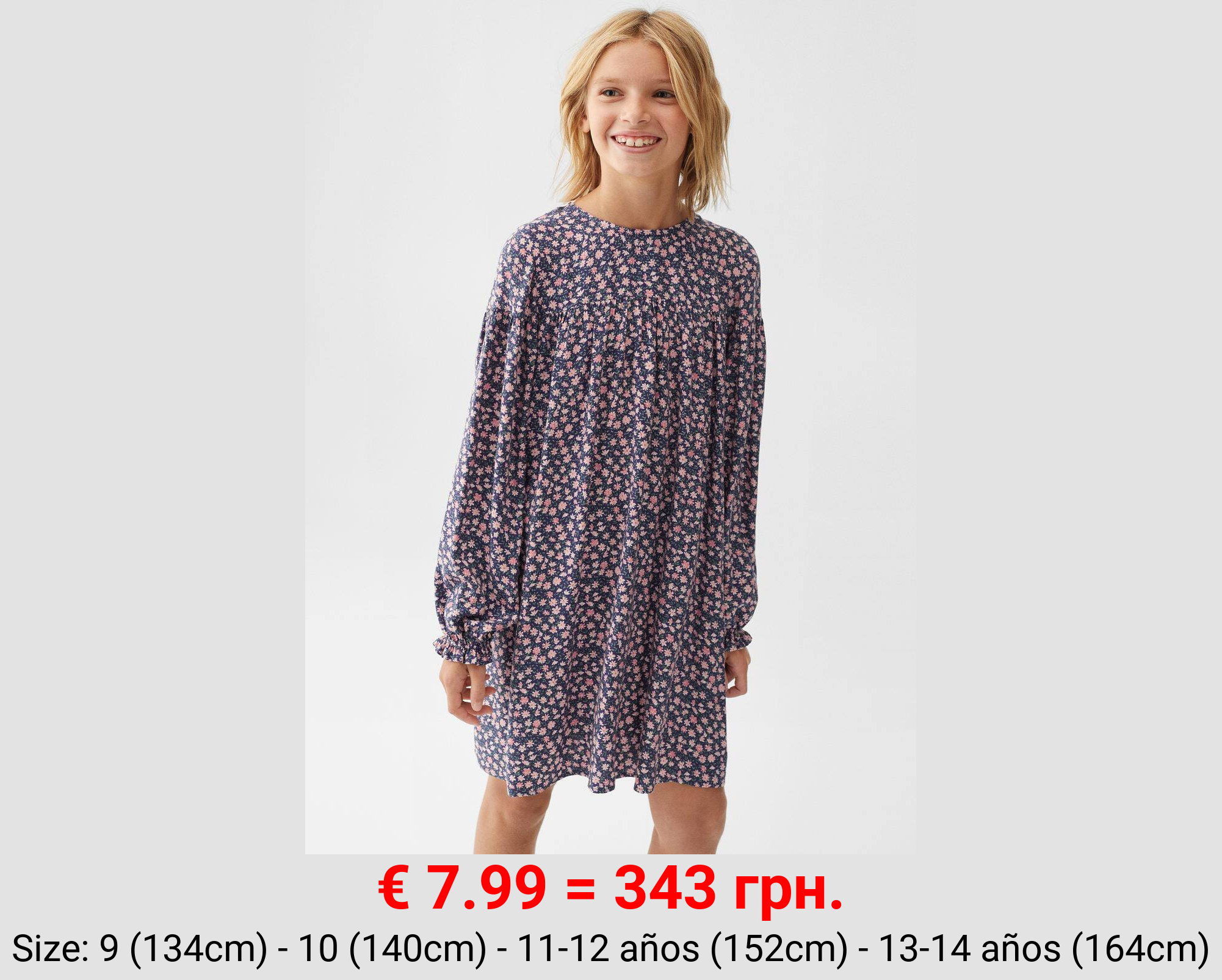 Vestido estampado floral