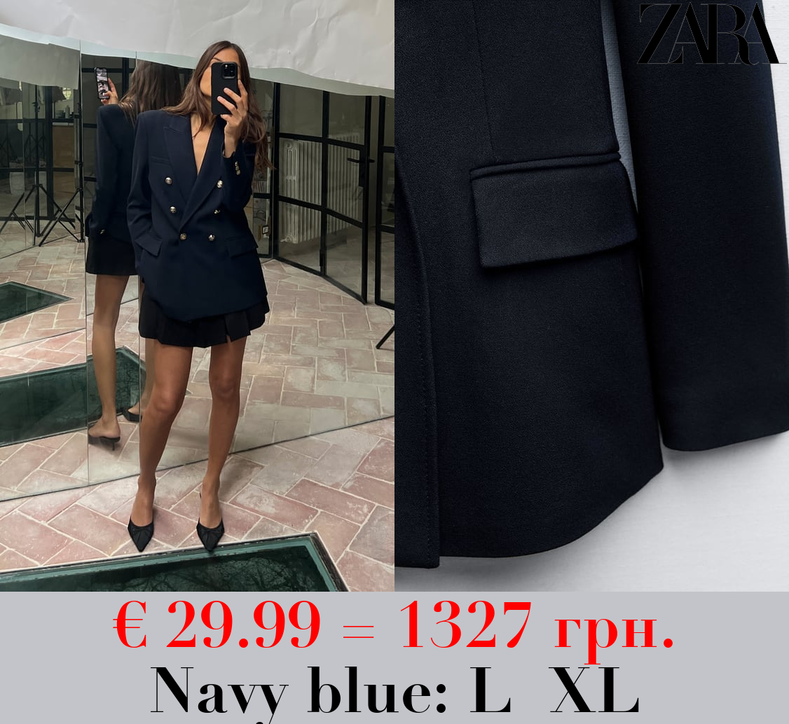 TAILORED DOUBLE-BREASTED BLAZER