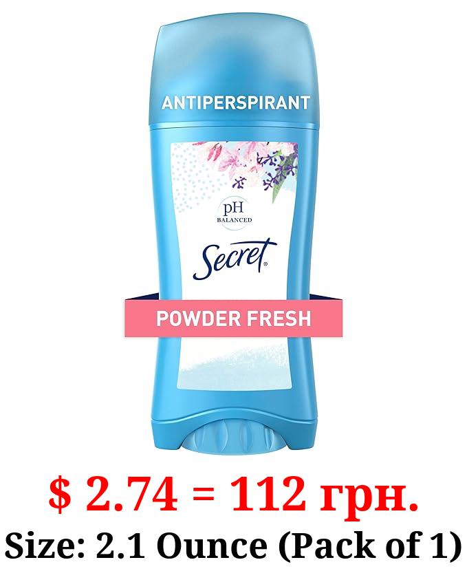Secret Invisible Solid Antiperspirant and Deodorant for Women, Powder Fresh, 2.1 oz