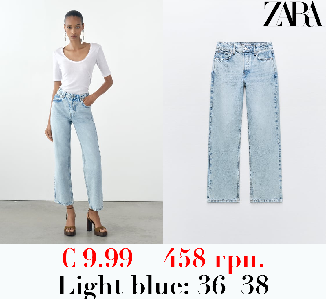 Z1975 MID-RISE STRAIGHT JEANS