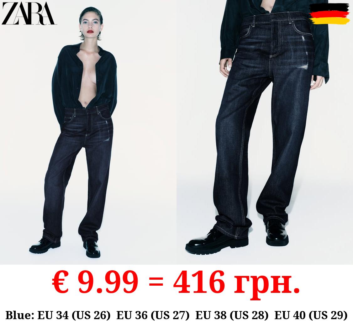 ZW COLLECTION SLIM FIT MID-RISE JEANS