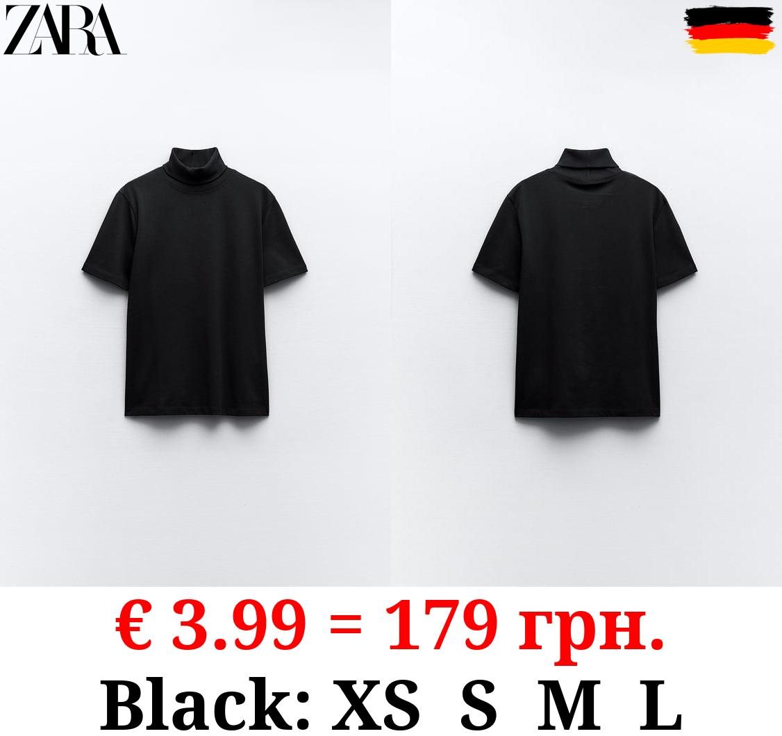 HEAVY COTTON TURTLENECK TOP
