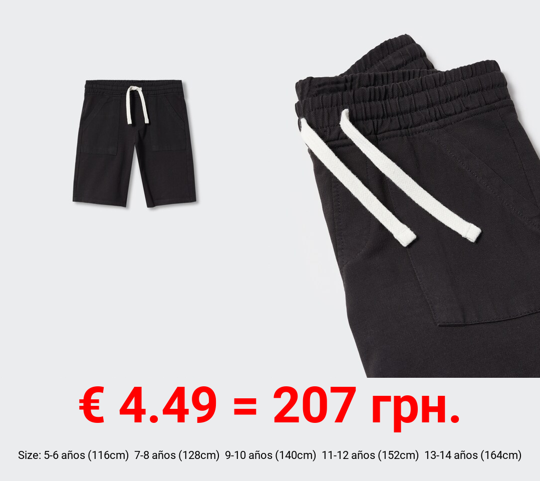 Bermudas algodón cintura elástica