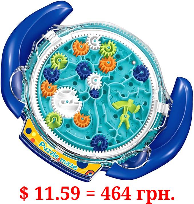 JRD&BS WINL 3D Brain Maze Game Brain Teaser Game for Kids Fidget Toy for All Age Educational Puzzle Toys for Boys and Girls Birthday Gifts for Kids Toys for Age 6-12 Year Old Puzzle Maze Board(Blue)