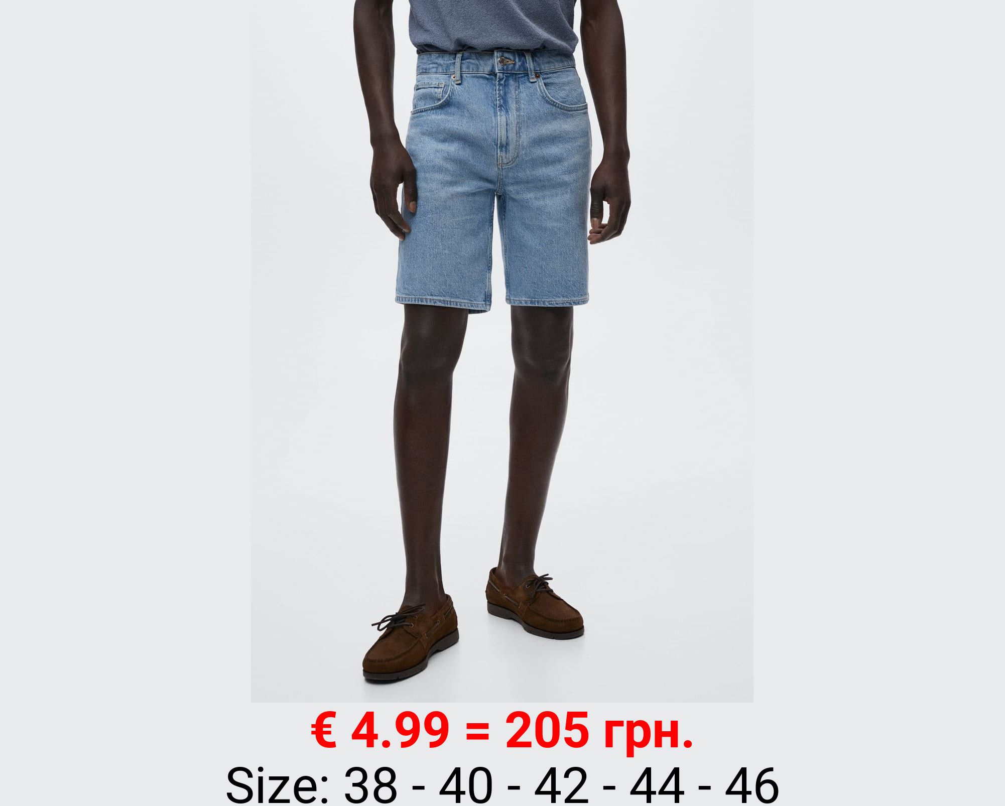 Bermudas vaqueras regular fit