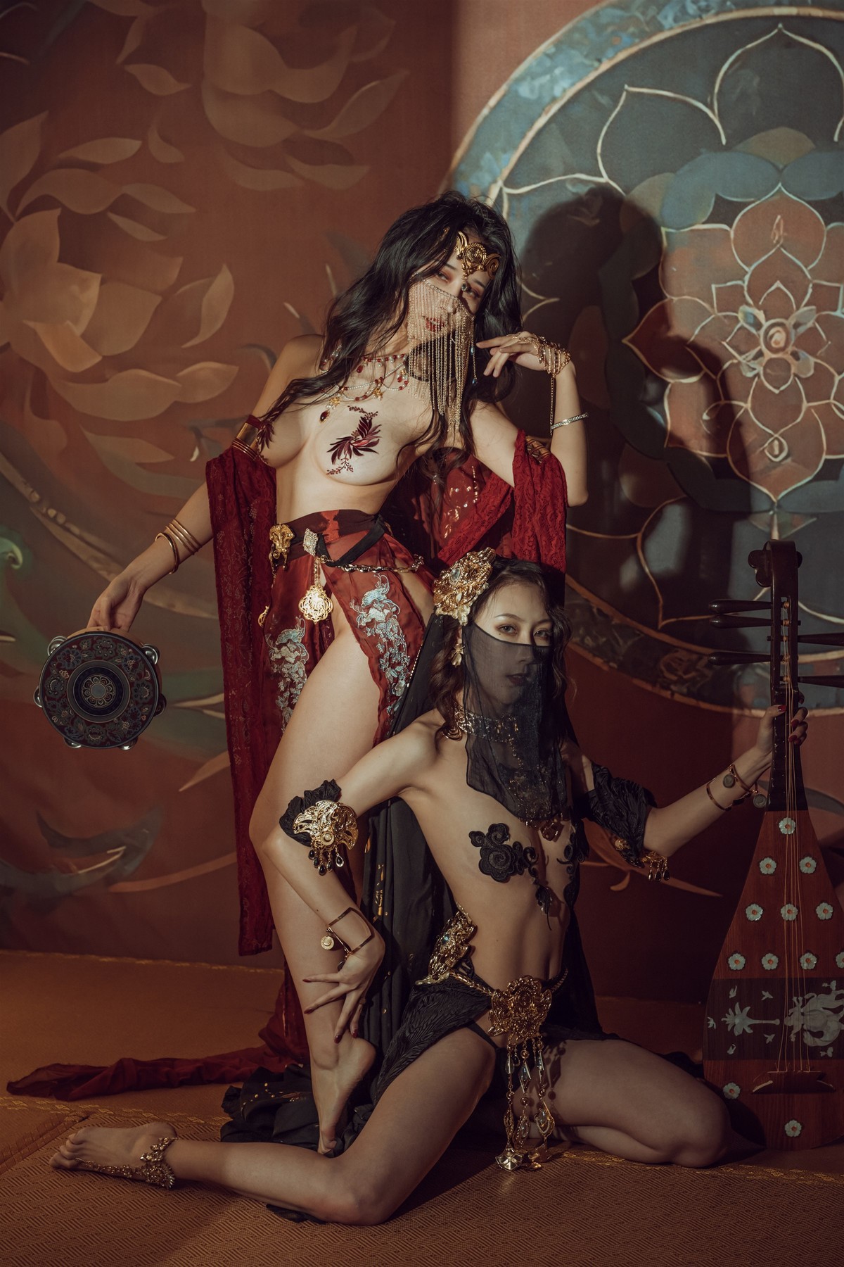 Cosplay 云溪溪 奶桃桃 双人古风 15