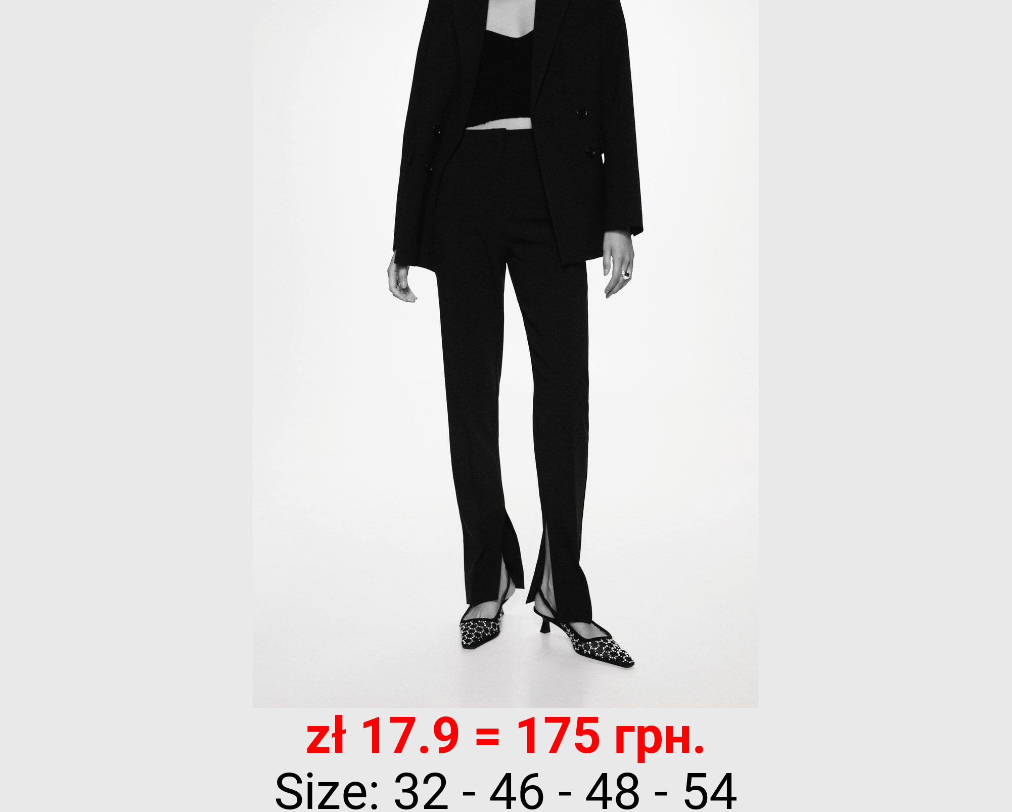 Pantalón aberturas bajo