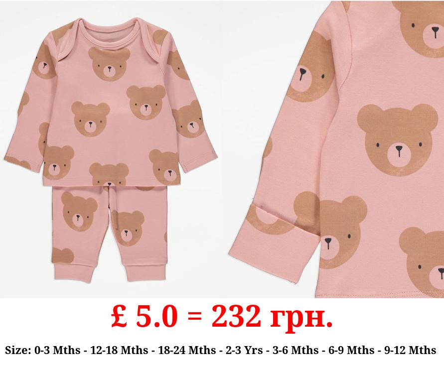 Pink Bear Pyjamas Gift Set