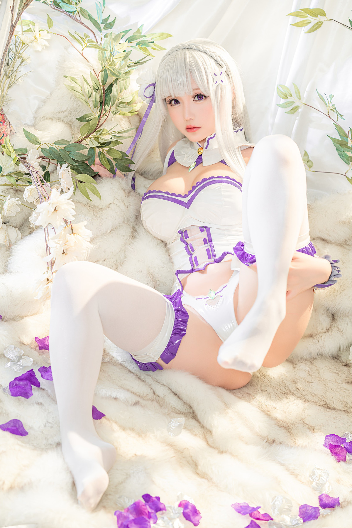 Hoshilily 小姐姐星之迟迟 Cosplay 爱蜜莉雅 62