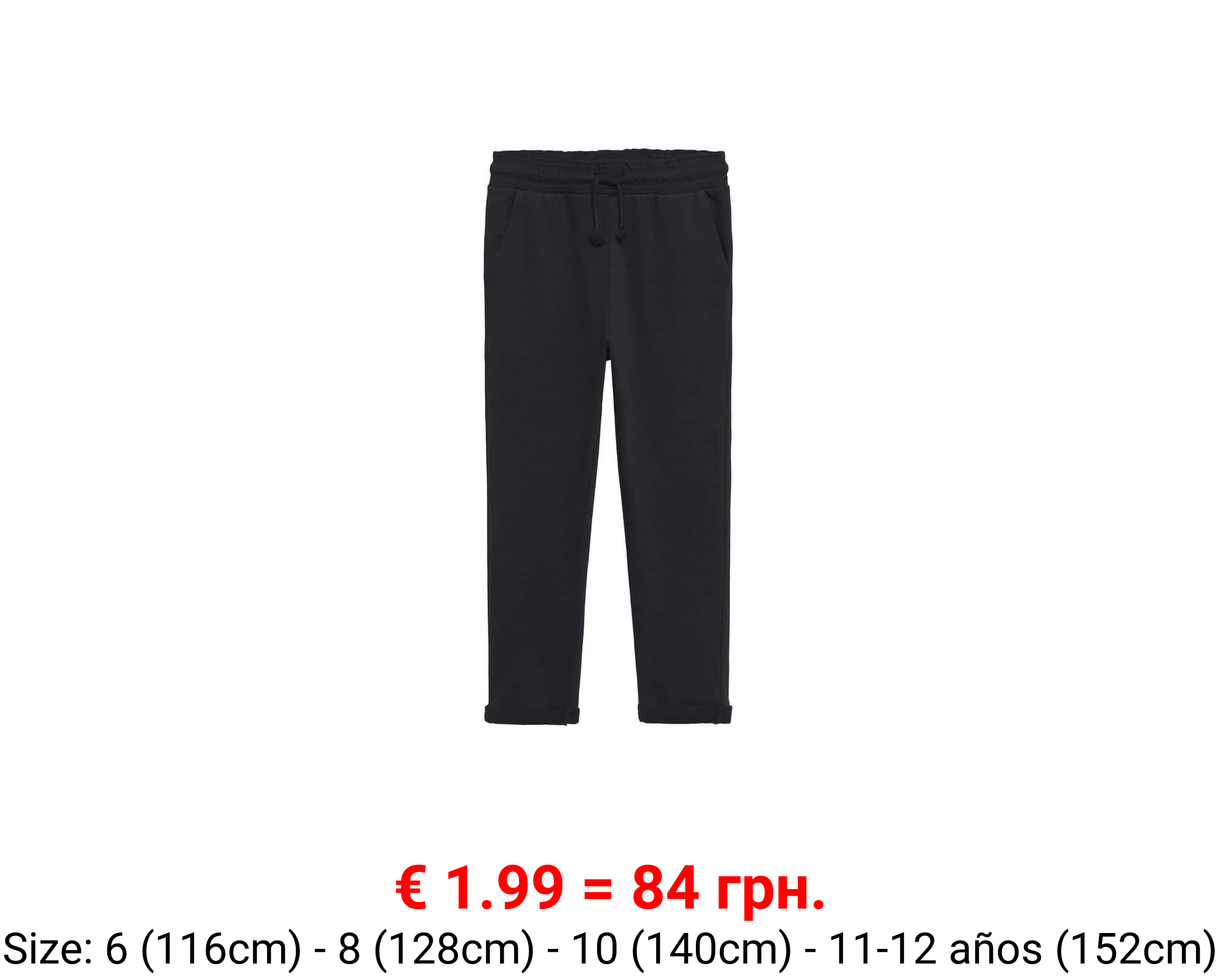 Pantalón jogger algodón