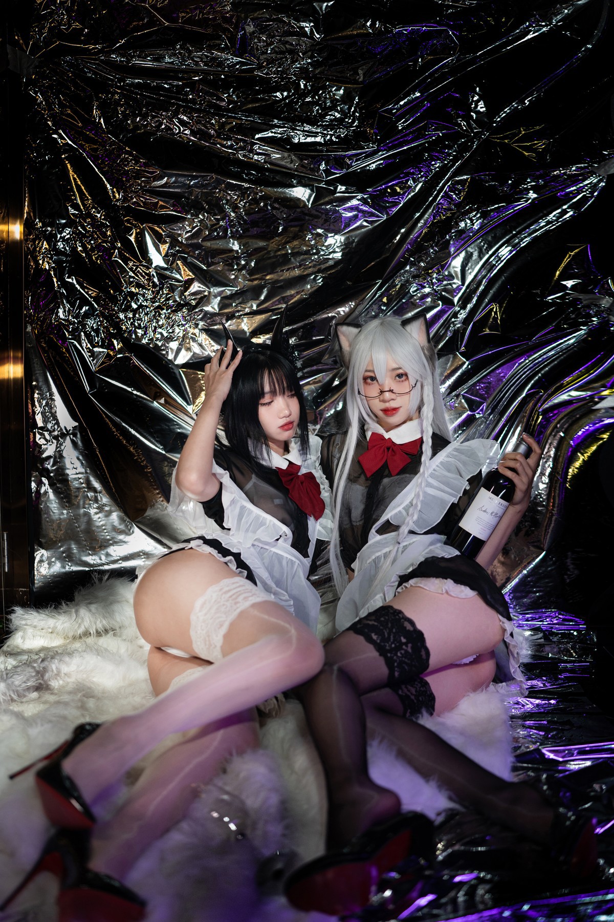Cosplay 柒柒要乖哦 女仆の惩戒课 Set.01 54