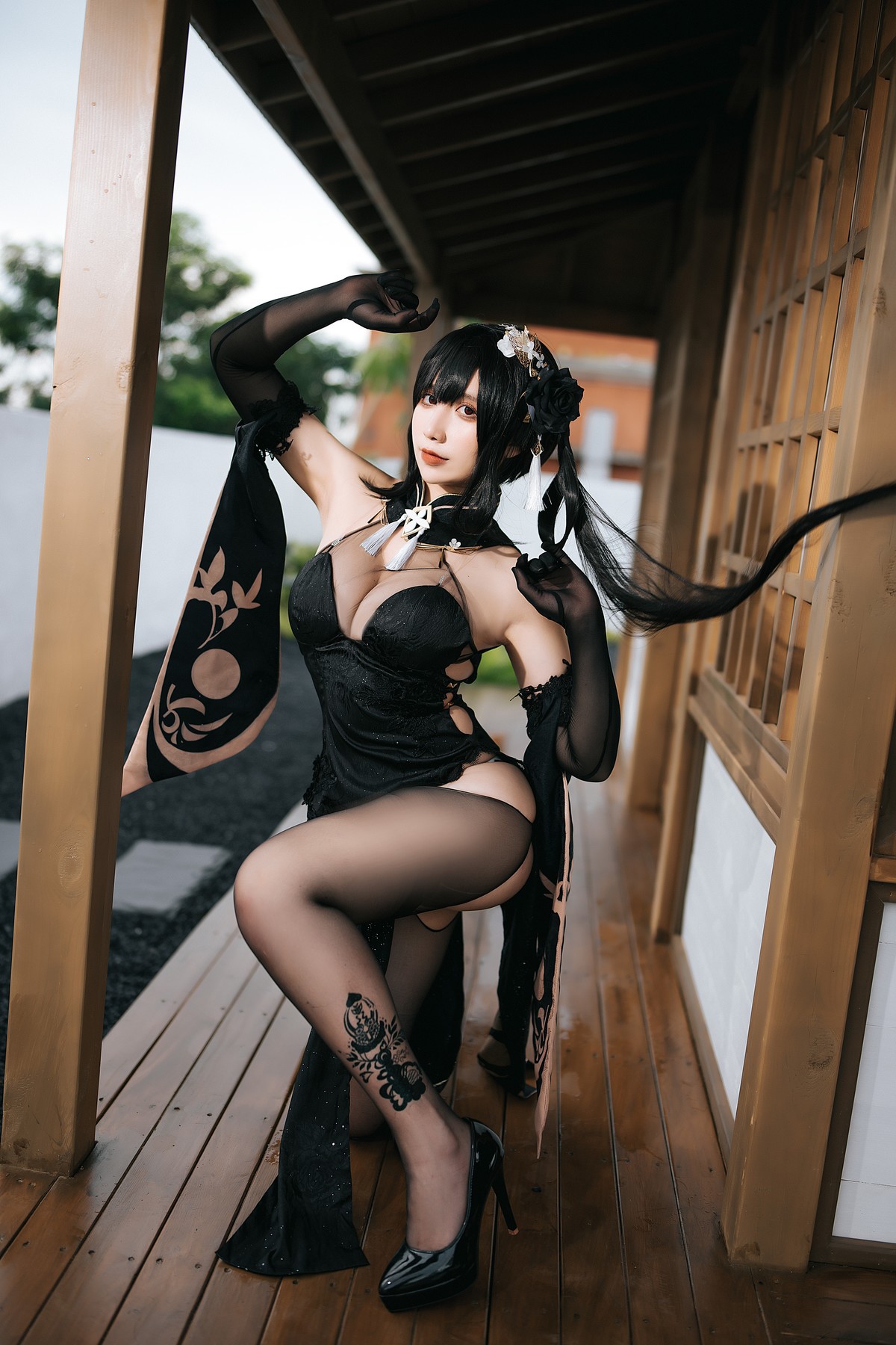 九曲Jean Cosplay 镇海旗袍 19