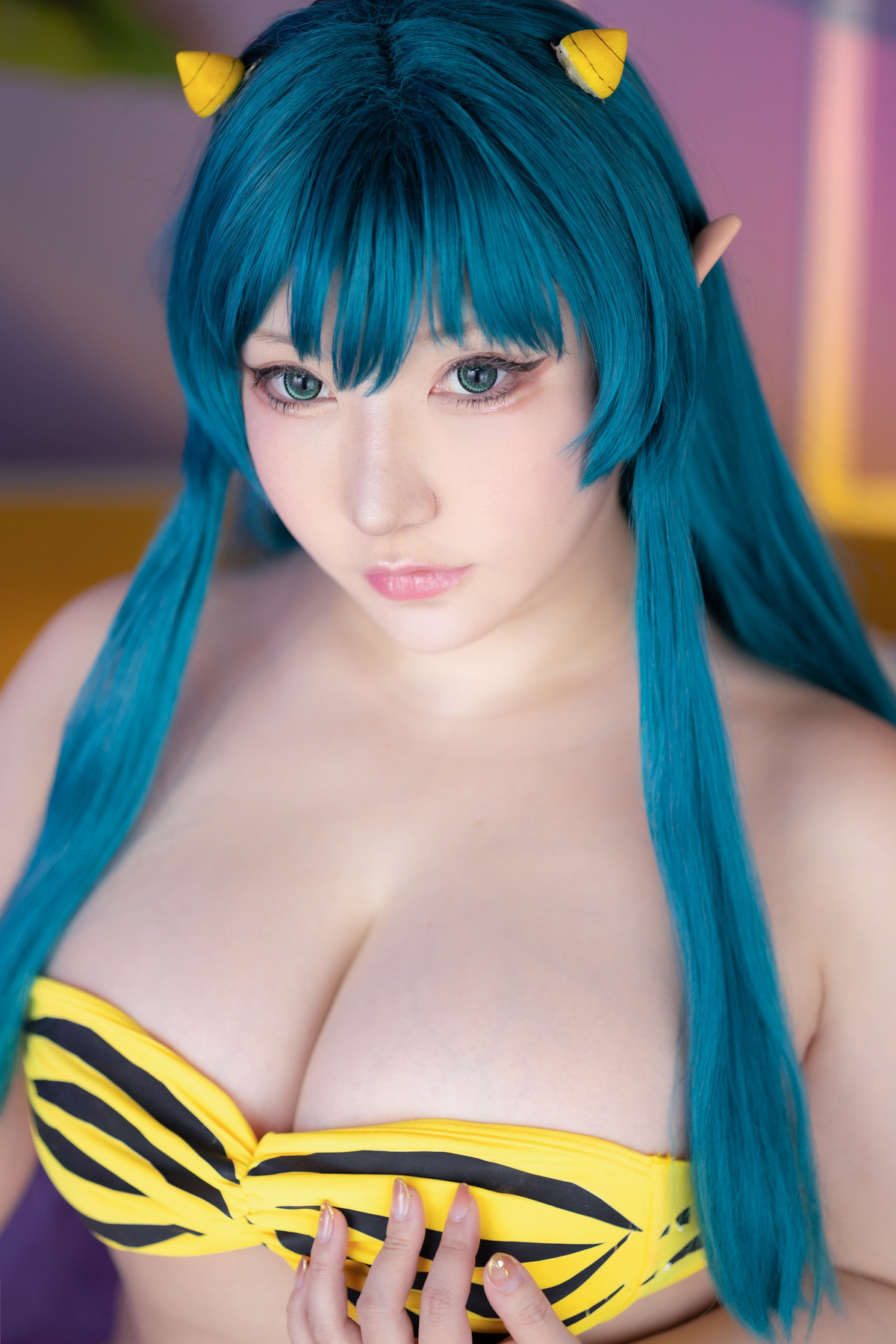 Cosplay SAKUサク Lum ラム うる星やつら Set.01 18