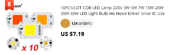 10PCS/LOT COB LED Lamp 220V 3W 5W 7W 10W 20W 30W 50W LED Light Bulb No Need Driver Smar IC Use For Flood Light Spotlight Outdoor
