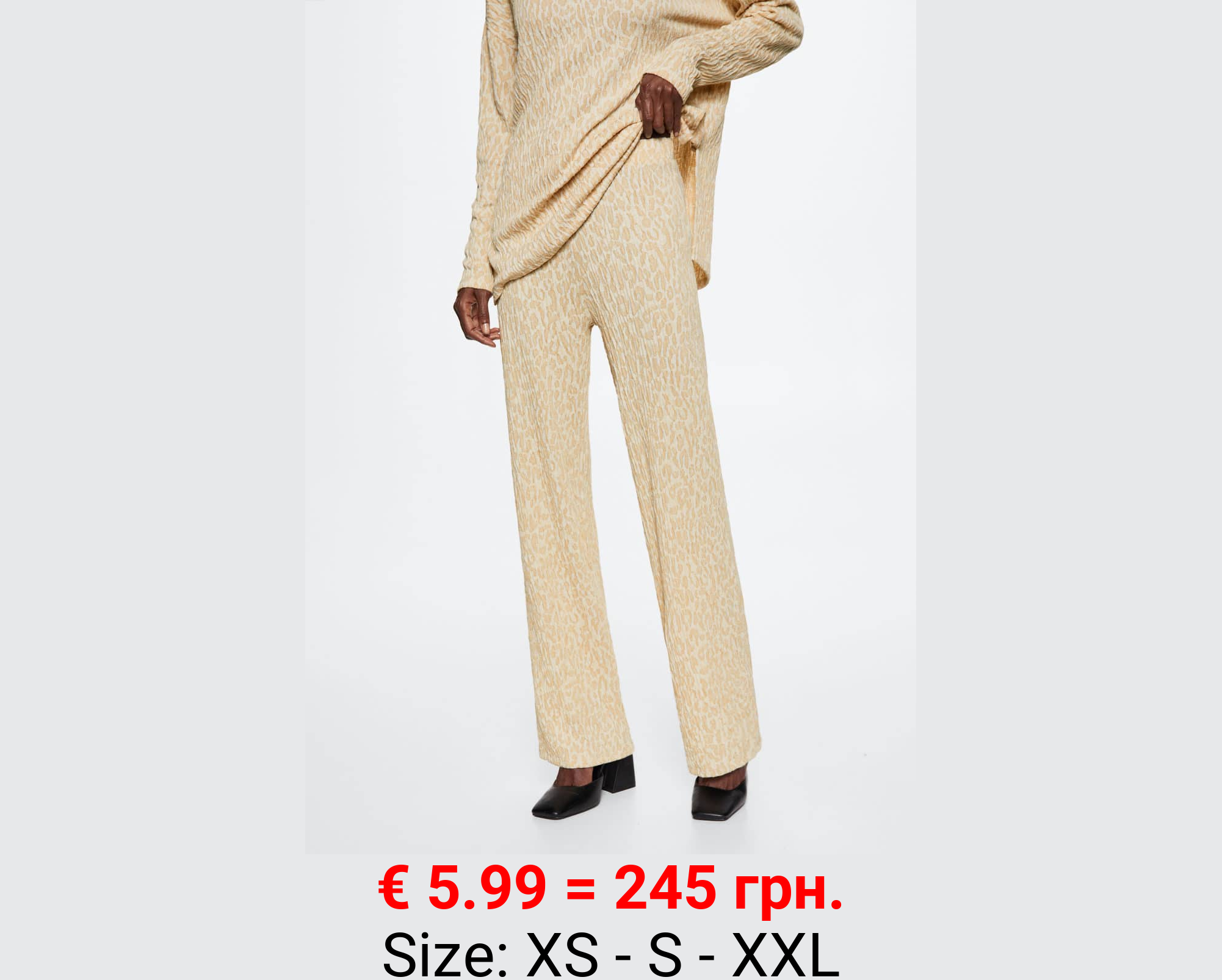 Pantalón punto textura