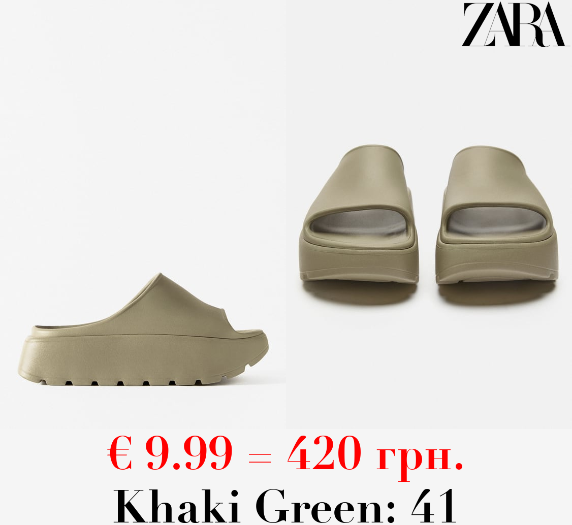 RUBBERISED SPORTS SANDALS