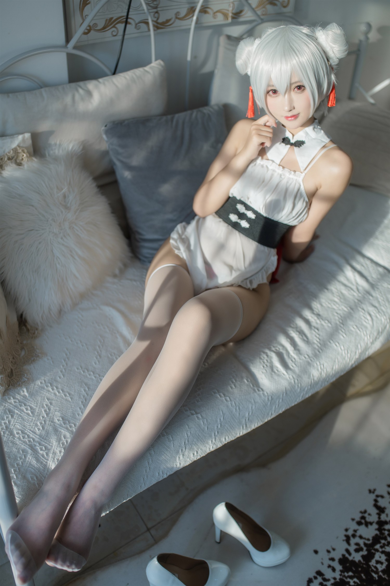 Cosplay 羽生三未 中華厨娘 31