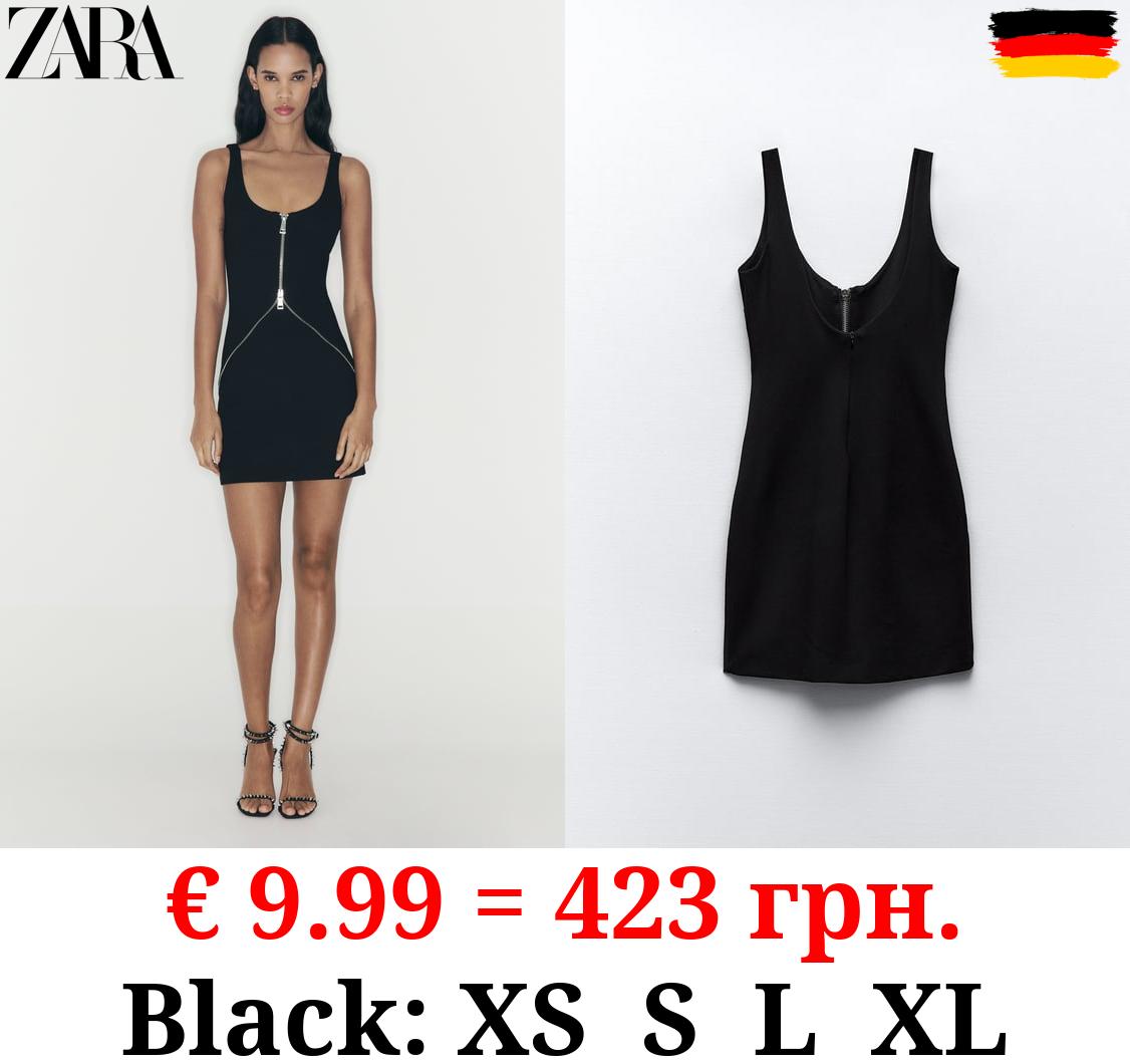 SHORT DRESS WITH ZIPS