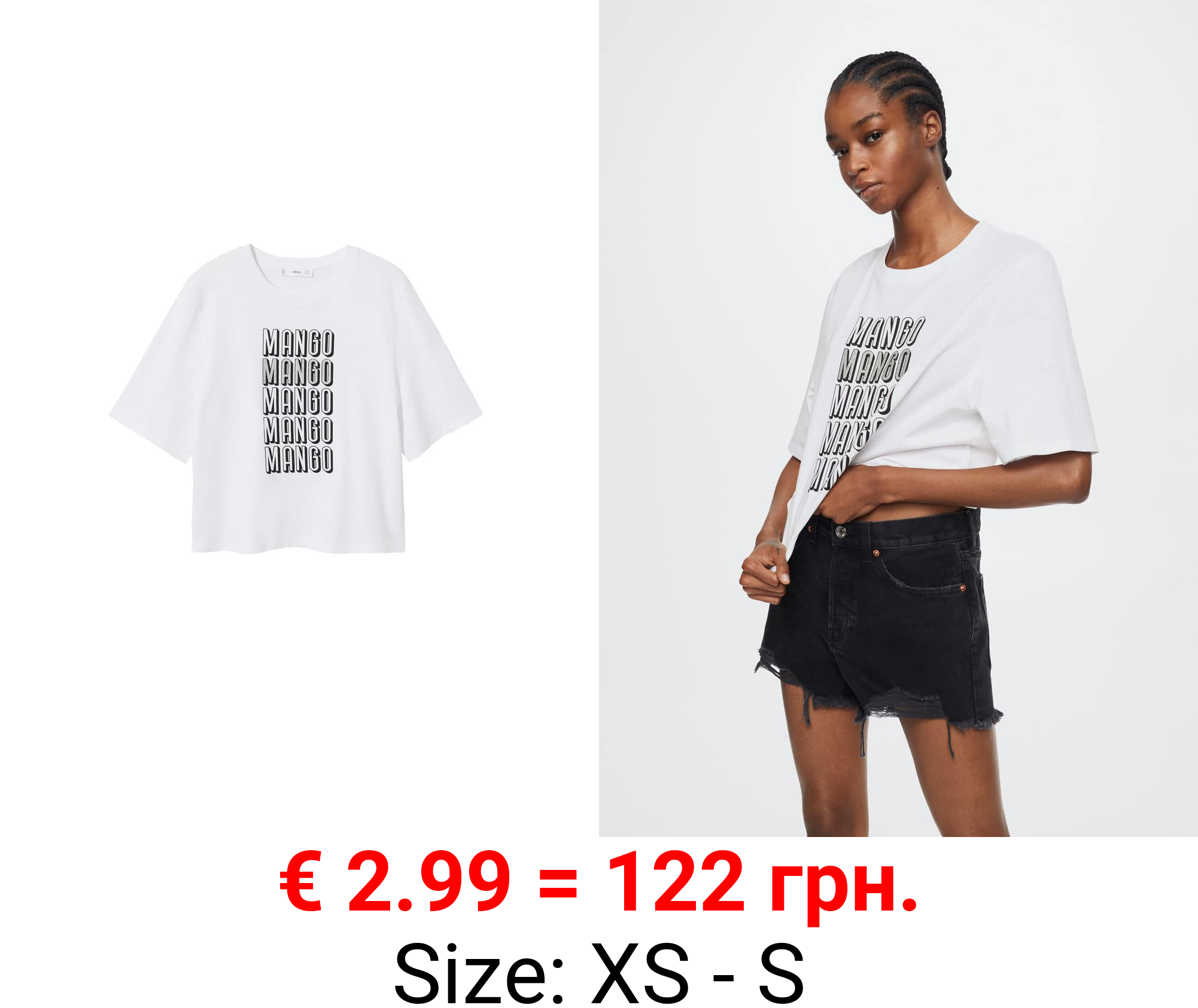 camiseta algodón mensaje