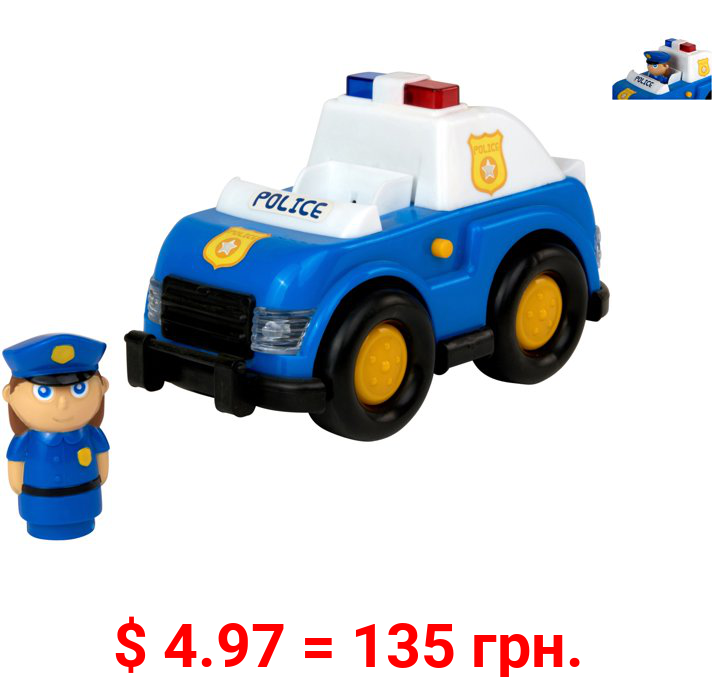 Kid Connection My First Vehicle Toy Police Car with Action Figure