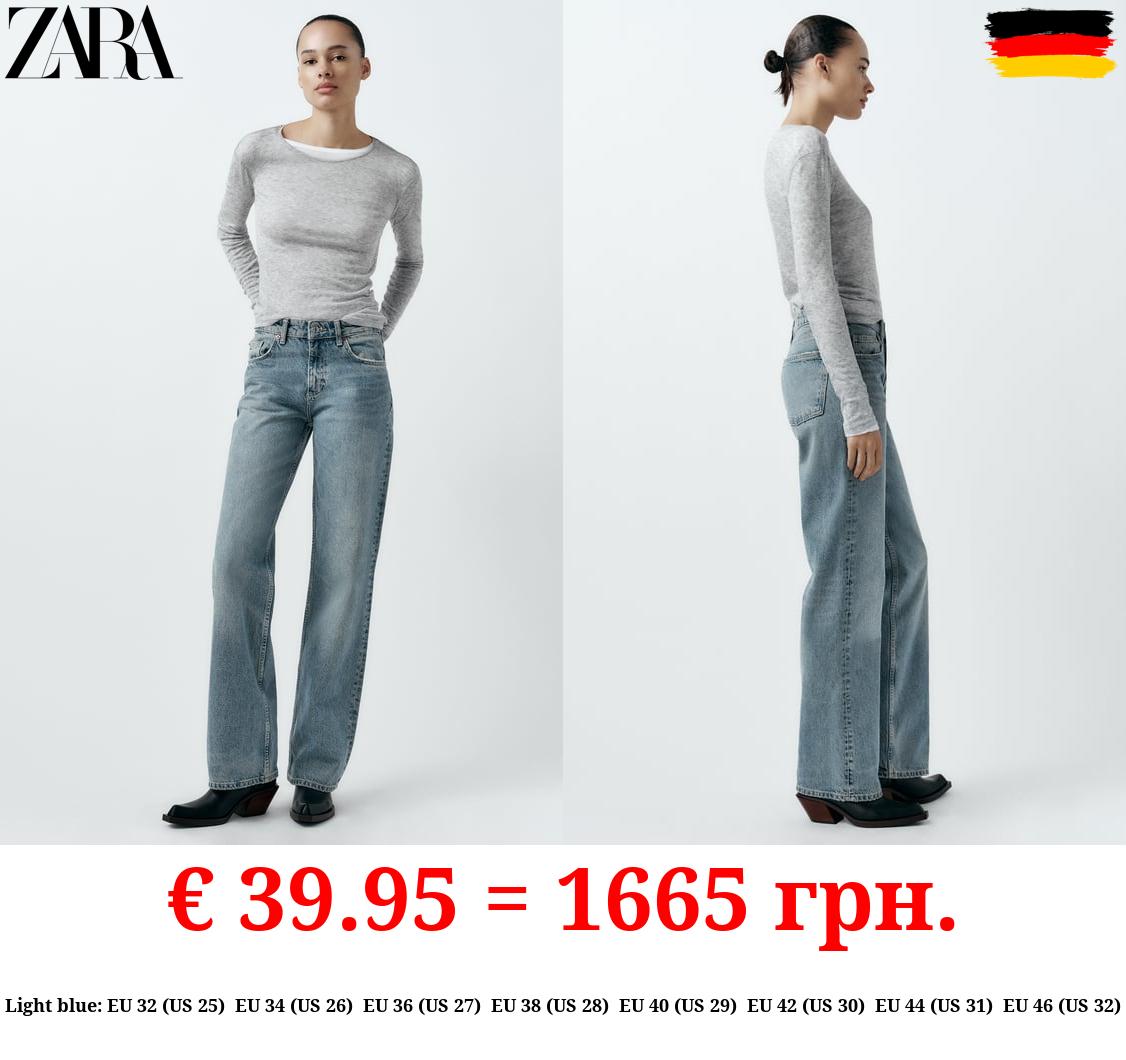 TRF WIDE-LEG MID-RISE FULL LENGTH JEANS