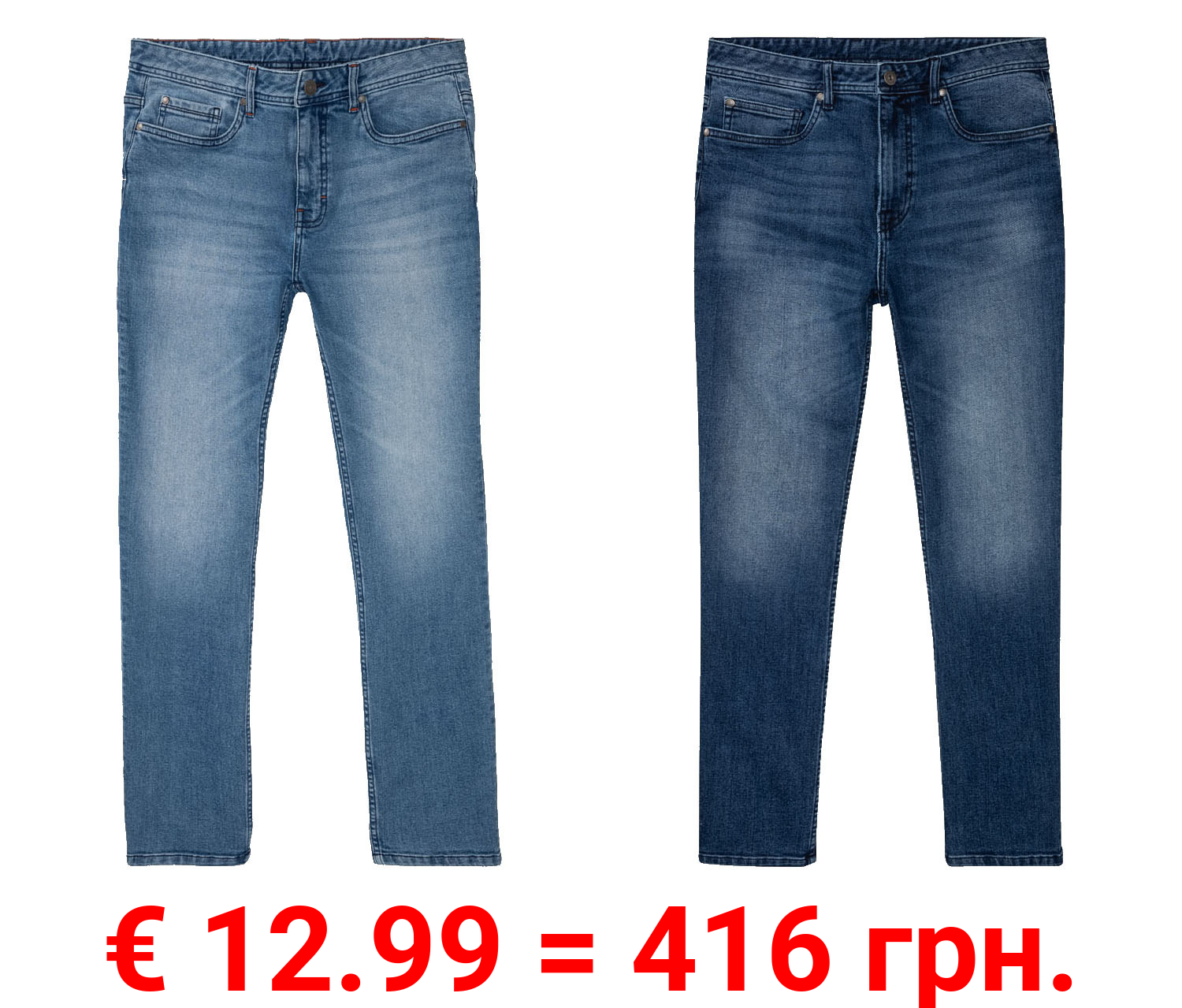 LIVERGY® Jeans Herren, schmal geschnitten