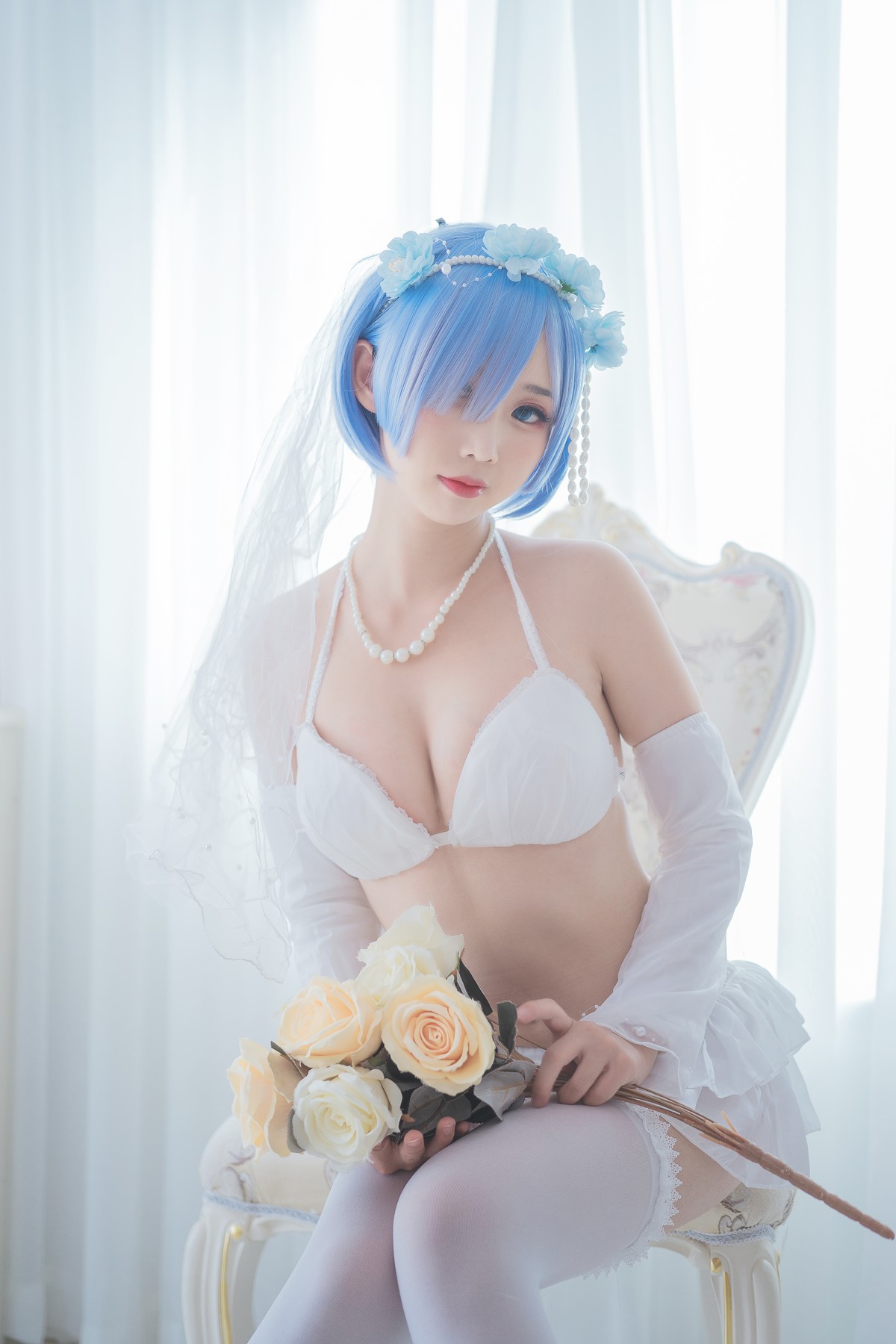 Cosplay 面饼仙儿 花嫁蕾姆 8