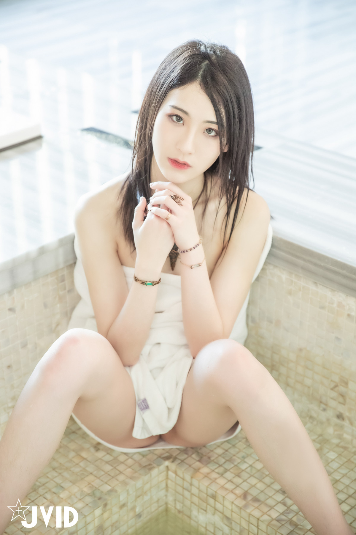 JVID精品 雪白美乳「阿黎」濕身、淋浴、裸泡無遮掩全露！ 18