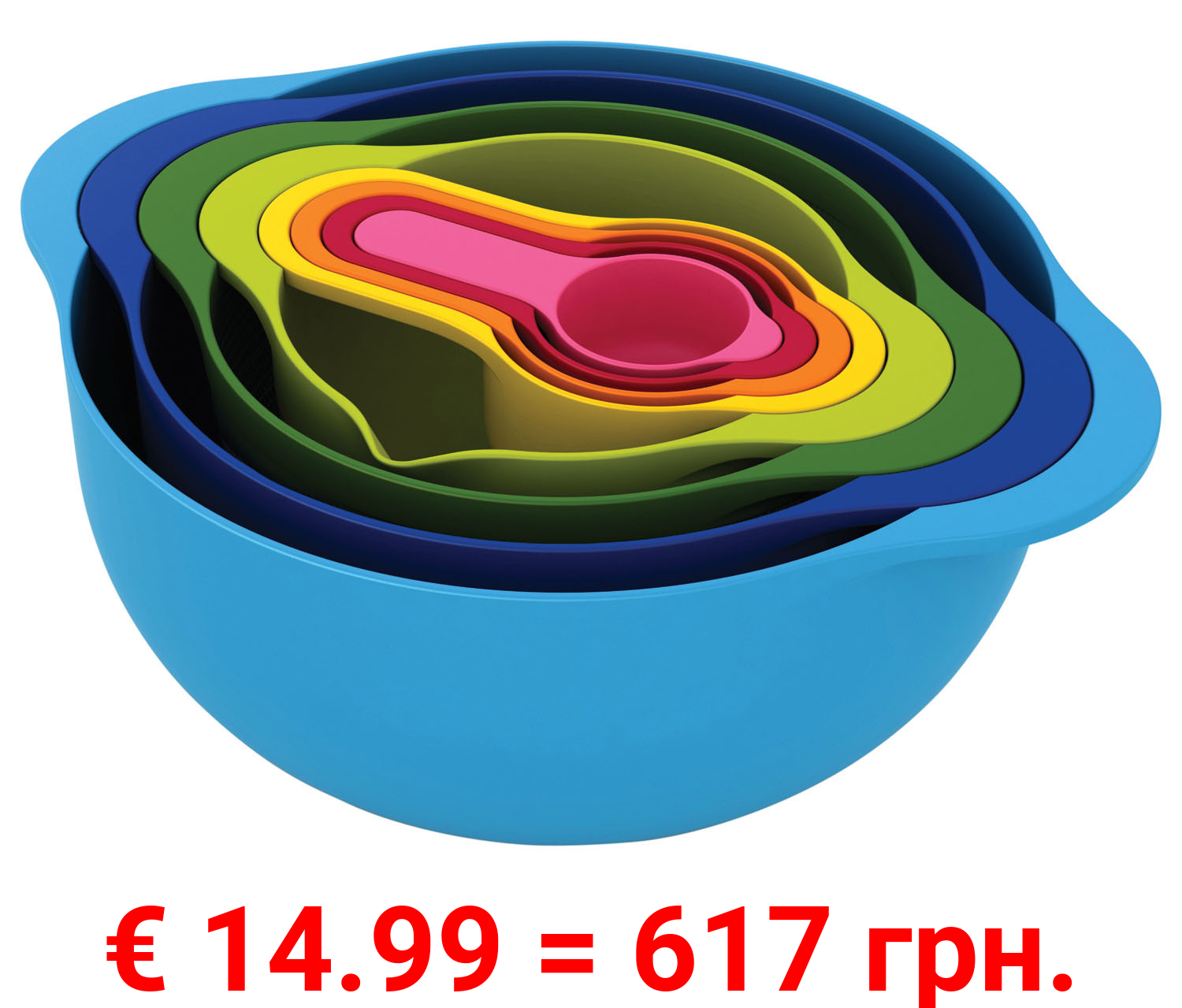Joseph Joseph Schüsselset / Speisenzubereitungsset, 8-teilig