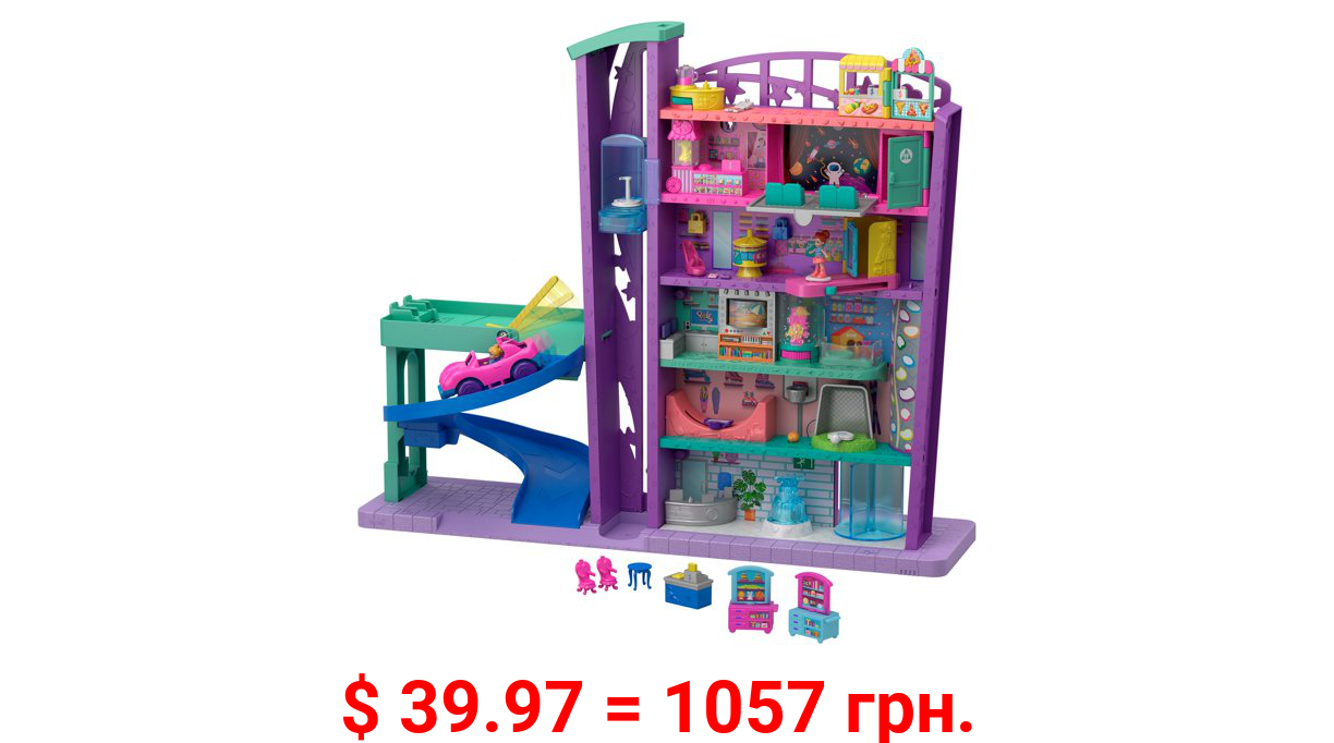 Polly Pocket Pollyville Mega Mall Playset with Themed Accessories