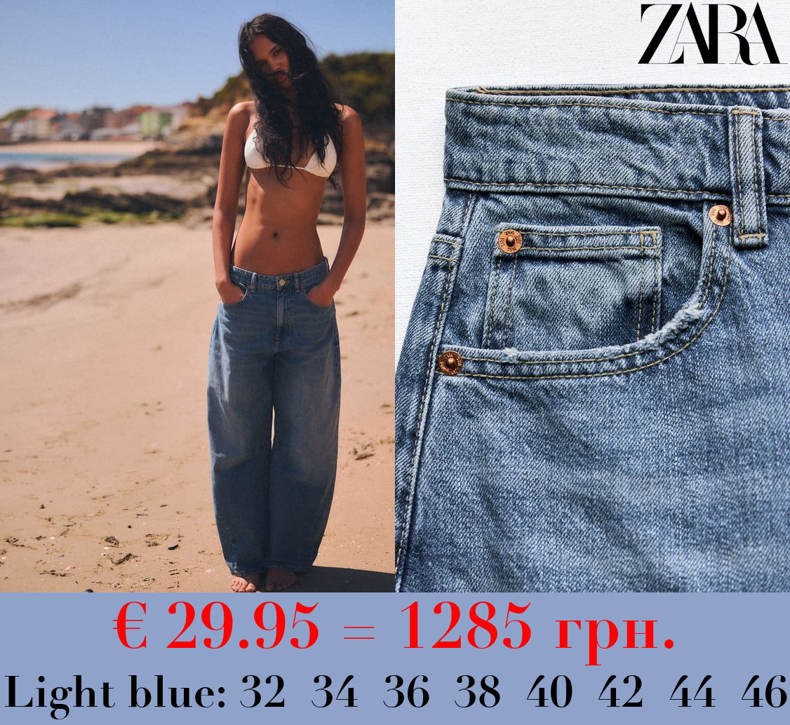 TRF BAGGY BALLOON MID-RISE JEANS