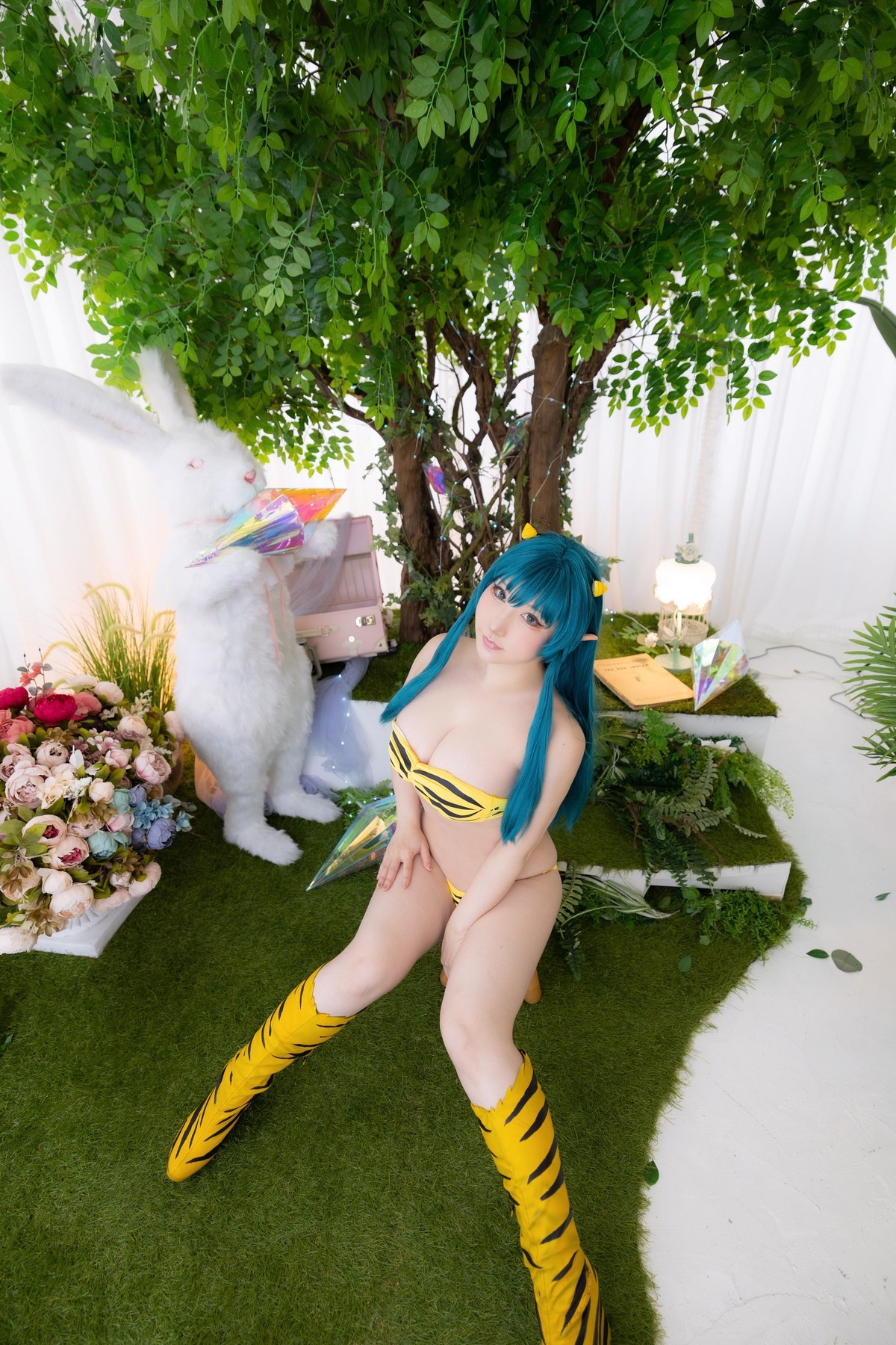 Cosplay SAKUサク Lum ラム うる星やつら Set.03 34