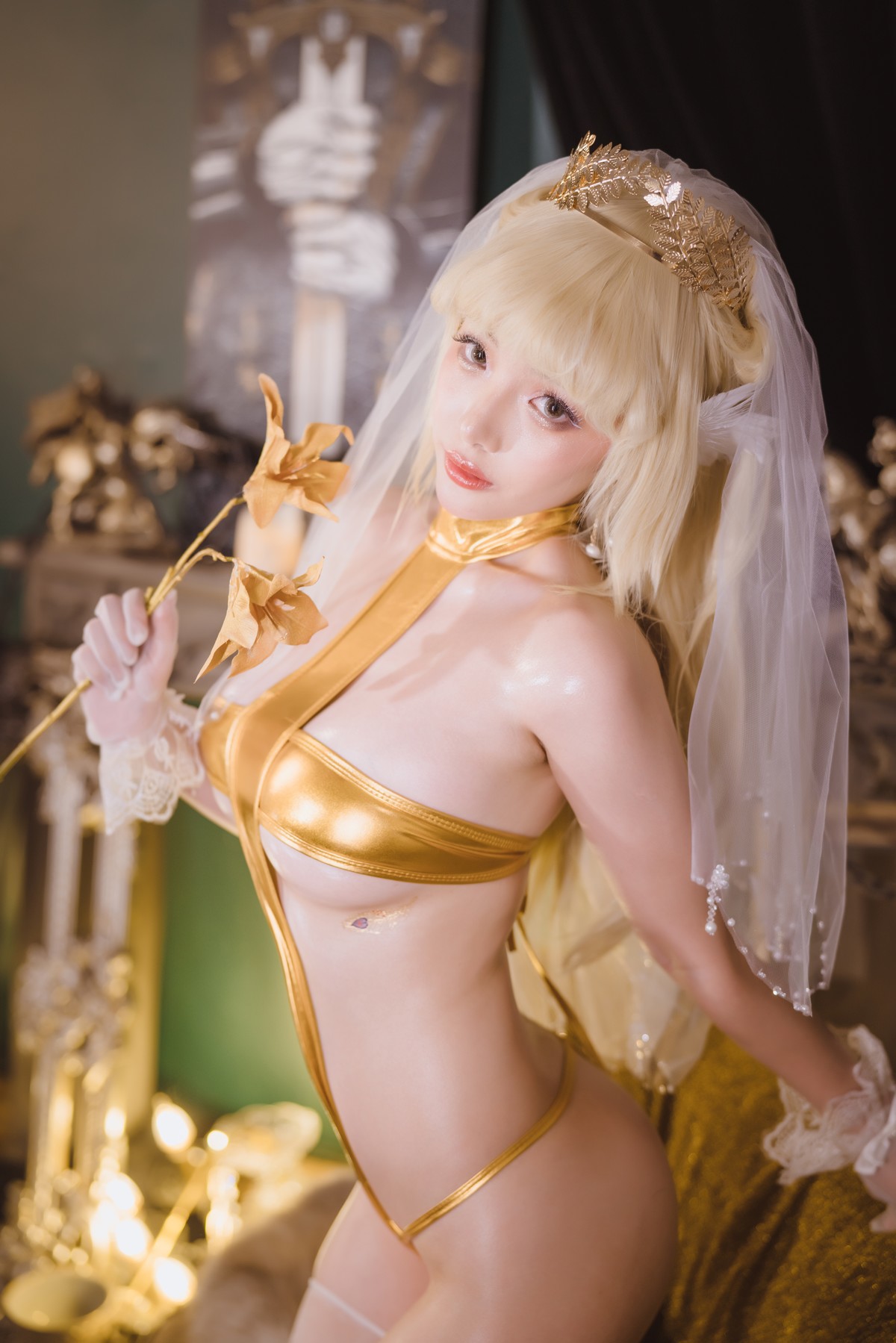 Cosplay 雯妹不讲道理 发光精灵 26